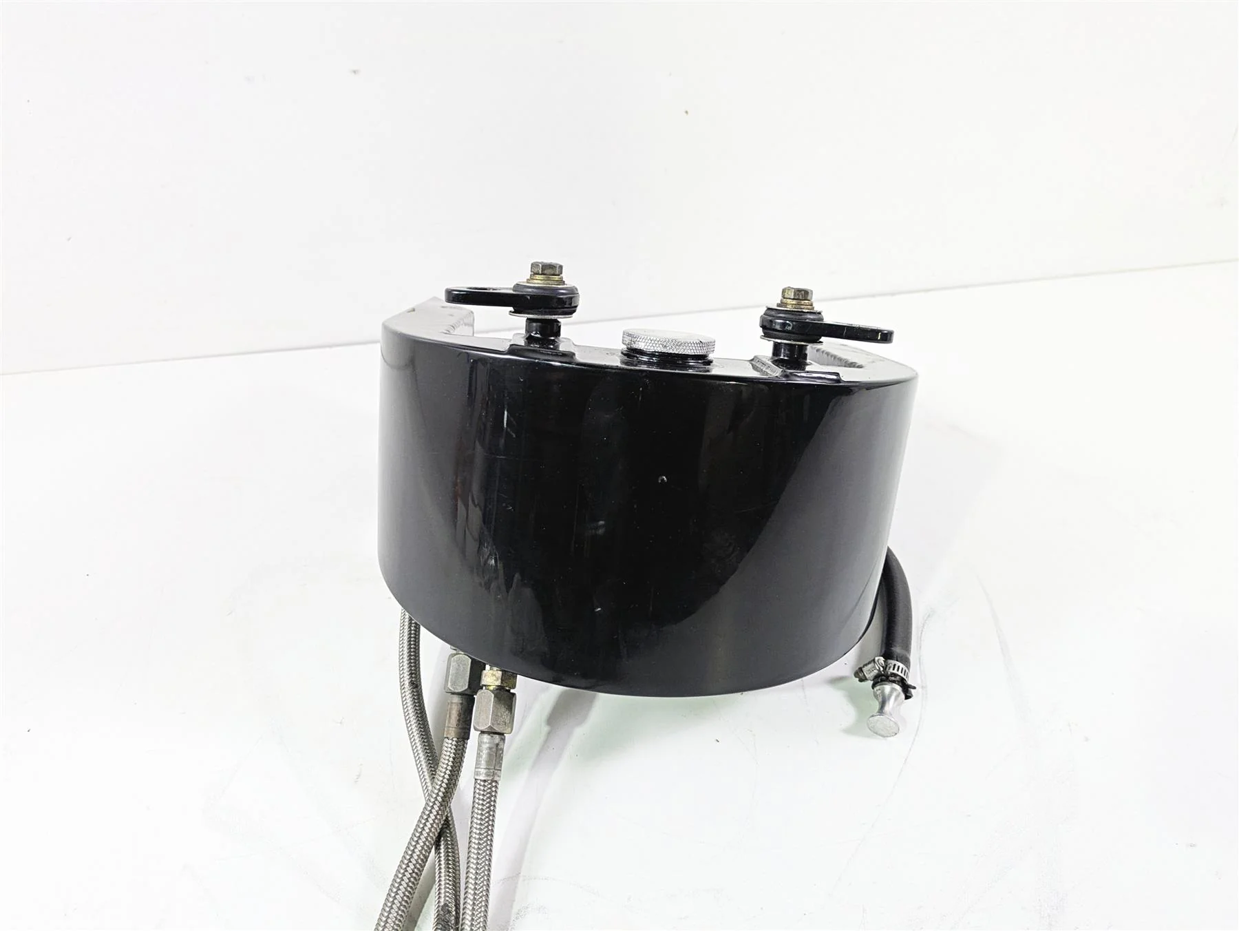 2002 Big Dog Pitbull Oil Tank Reservoir Dipstick Mid Frame Stretch Softail - Image 2