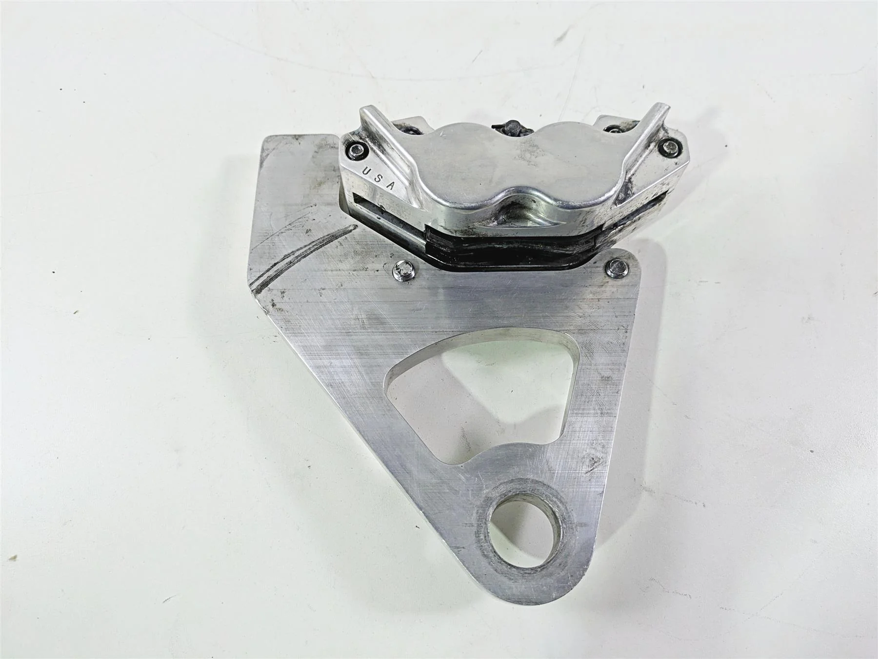 2002 Big Dog Pitbull Rear Brake Caliper PM Performance Machine 0052-2400 - Image 9