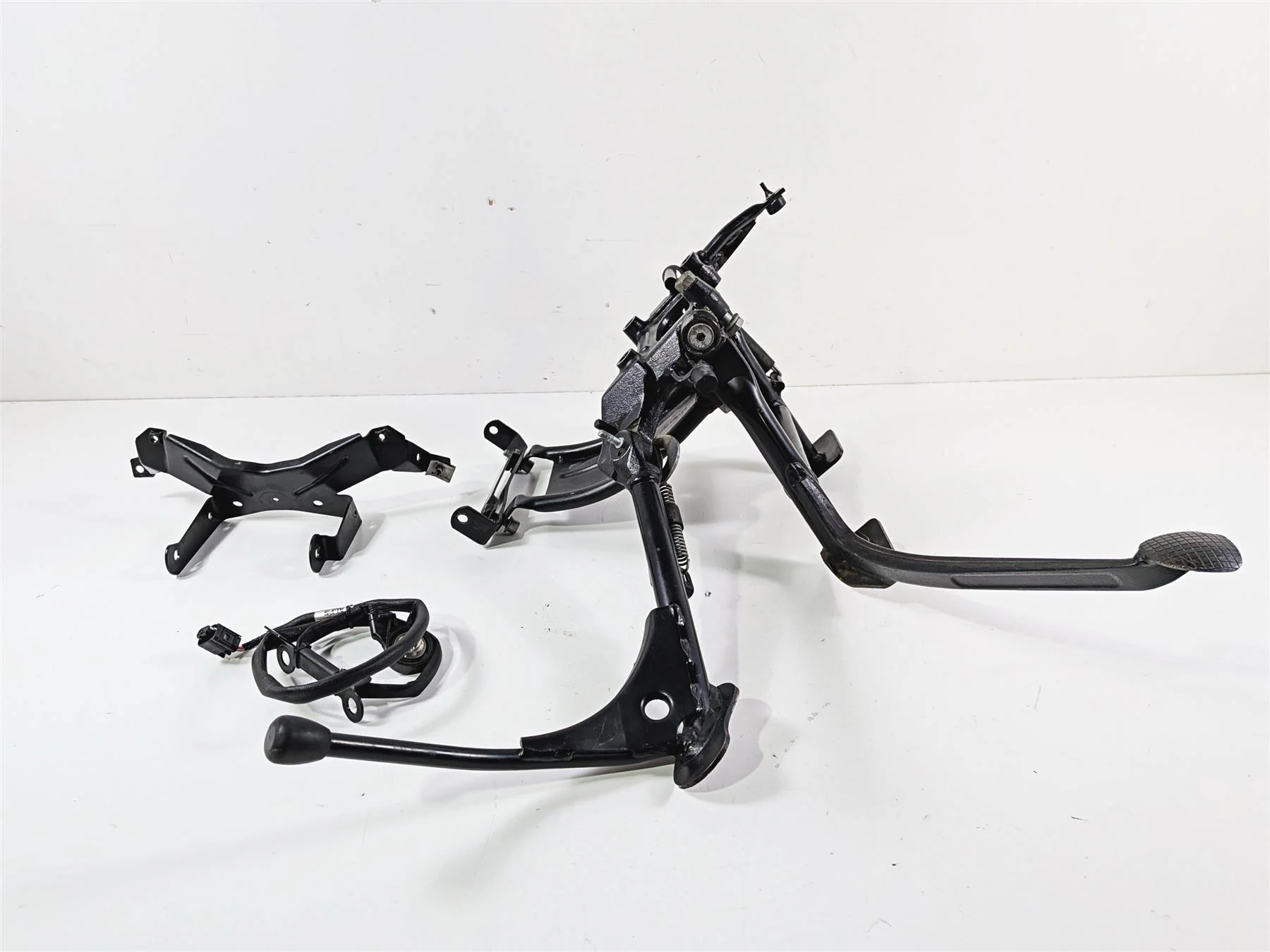 2002 BMW K1200LT 89V3 Center & Side Kickstand & Mount 46522332167 46537666943 - Image 2
