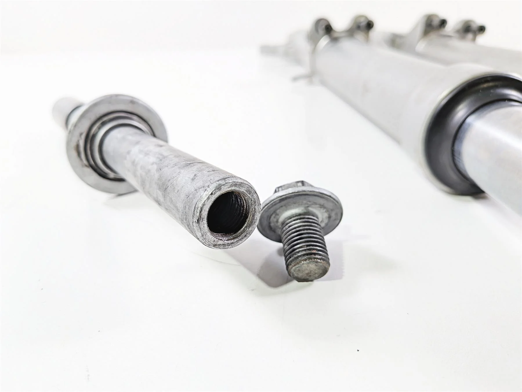 2002 BMW K1200LT 89V3 Front Fork Leg & Axle Set 31427650691 31427650692 - Image 9