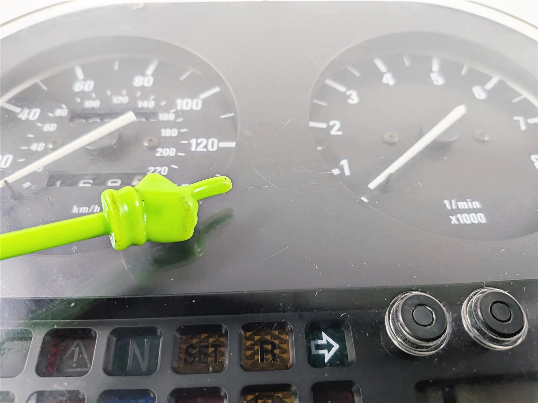 2002 BMW K1200LT 89V3 Full Gauges Speedometer Set 38K 7650316 62117660414 - Image 9