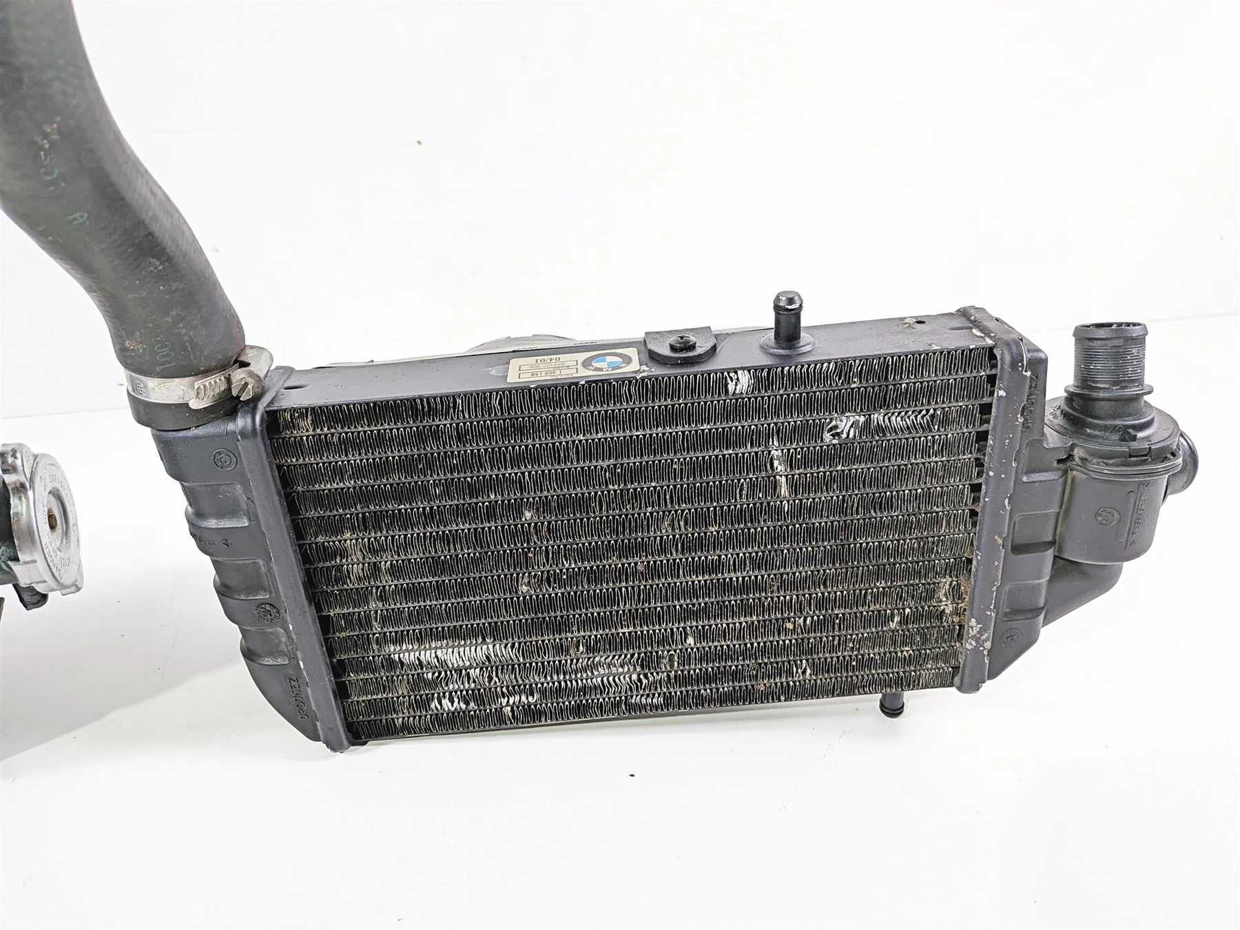 2002 BMW K1200LT 89V3 Left Right Radiator & Fans Set 17111464875 17111465160 - Image 3