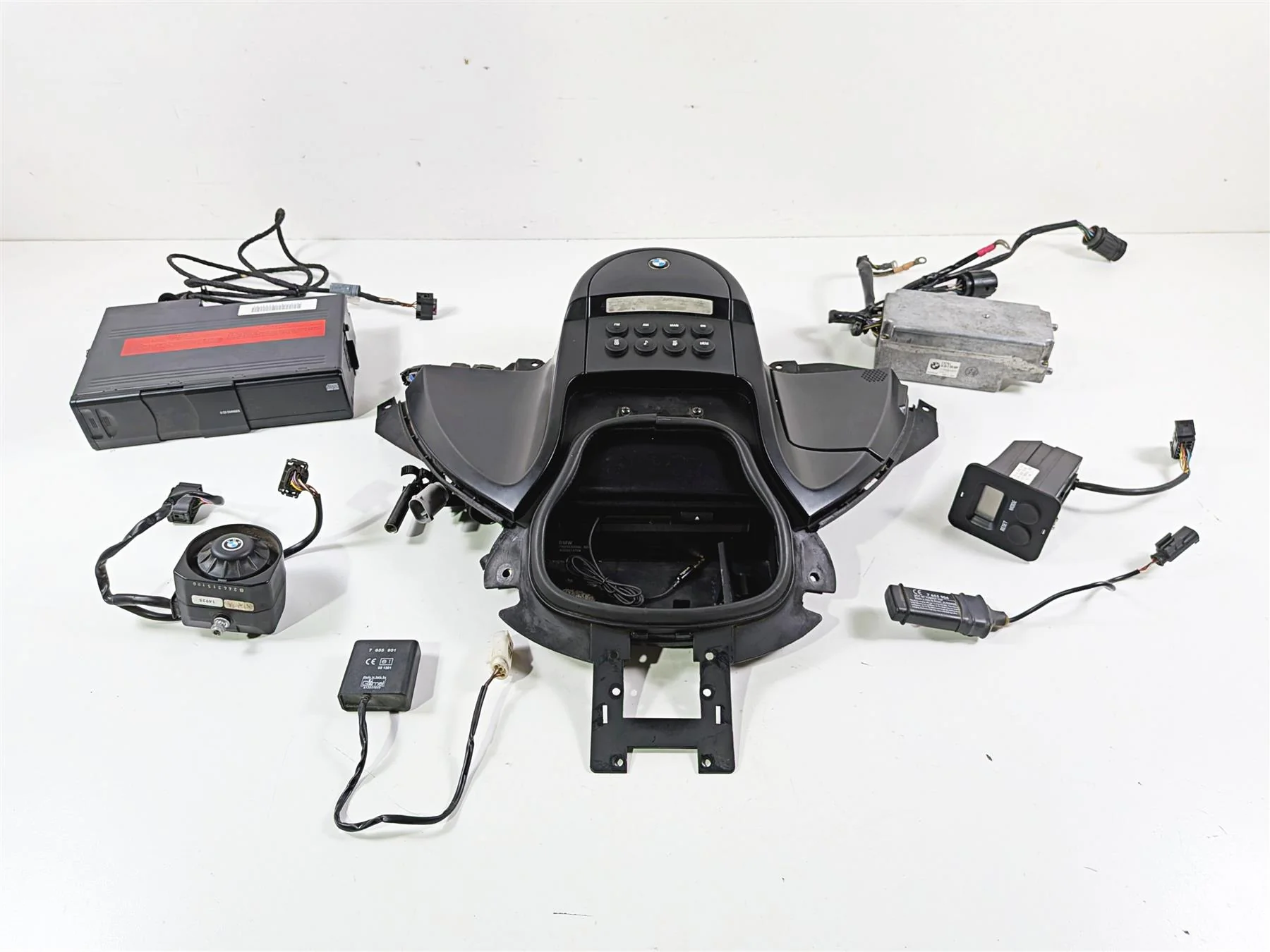 2002 BMW K1200LT 89V3 Radio CD Changer Audio Cassette Player Set 65126913389