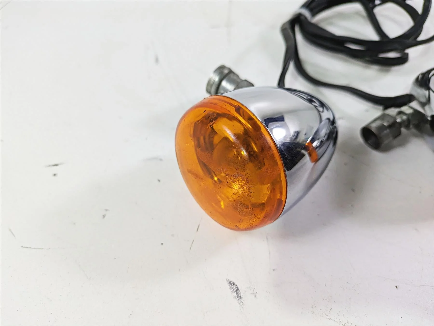 2002 Harley Dyna FXDL Low Rider Front Blinker Turn Signal Set 68972-00 - Image 6