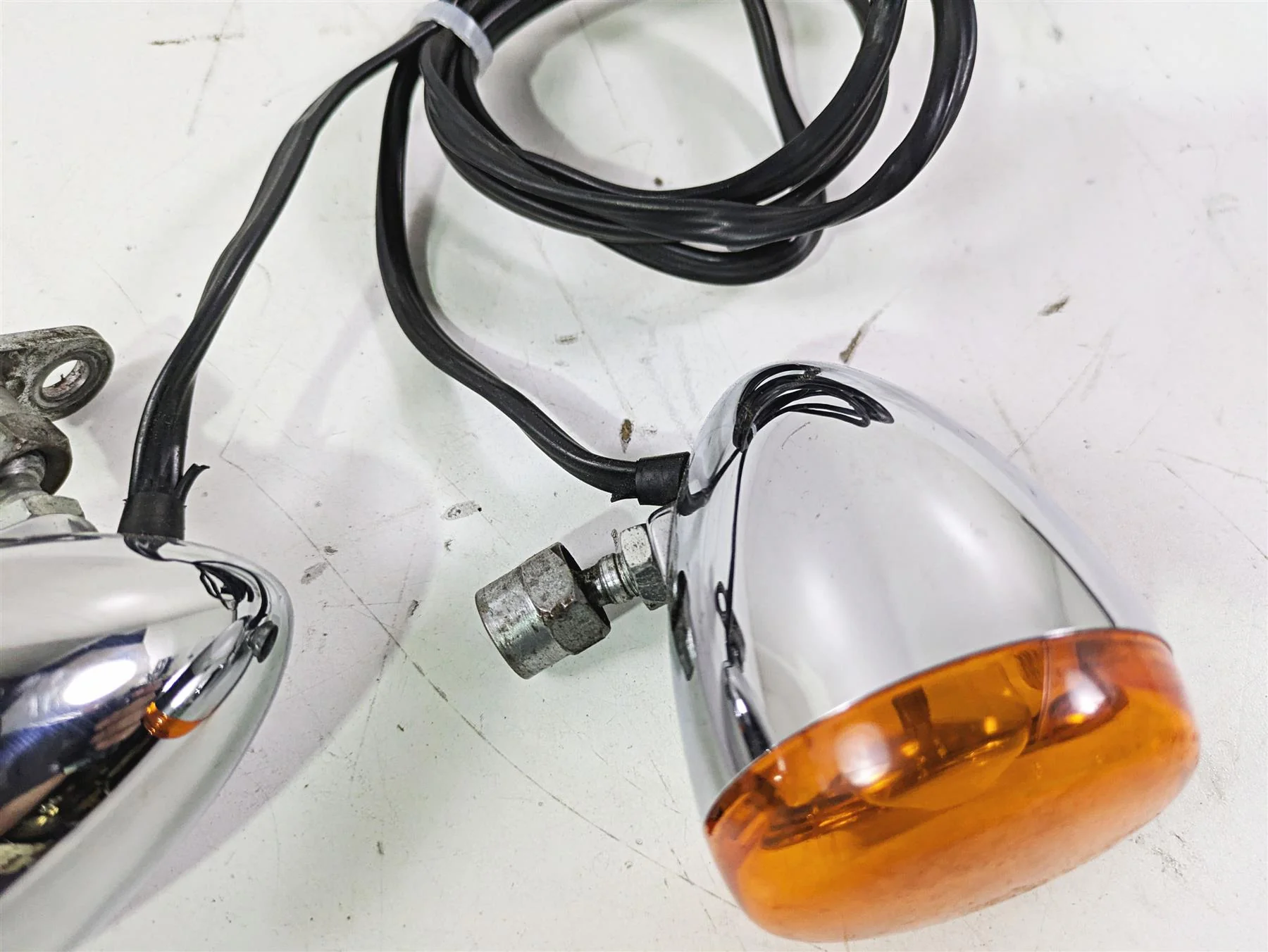 2002 Harley Dyna FXDL Low Rider Front Blinker Turn Signal Set 68972-00 - Image 8