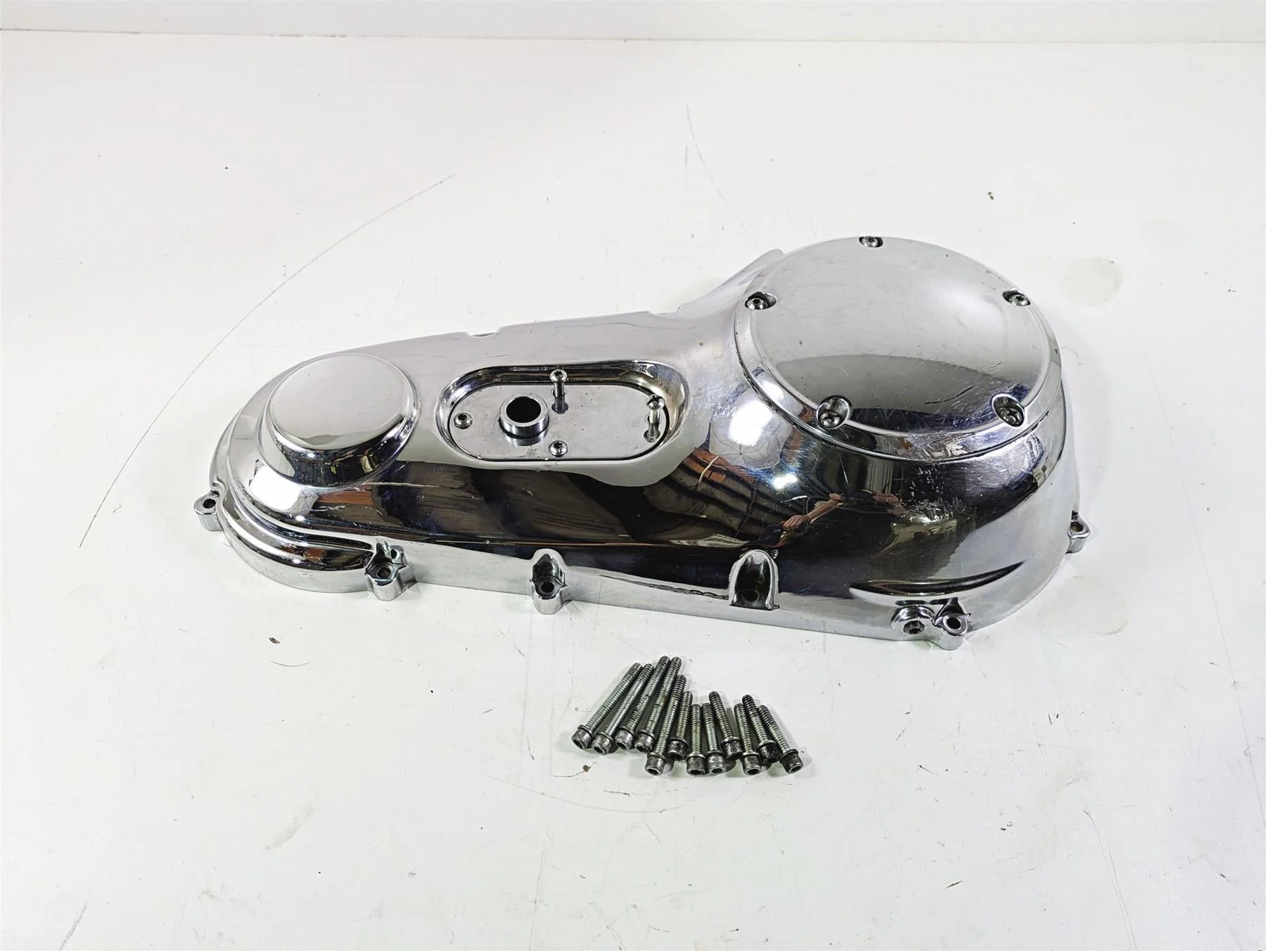 2002 Harley Dyna FXDL Low Rider Outer Primary Drive Clutch Cover 60506-99 - Image 12