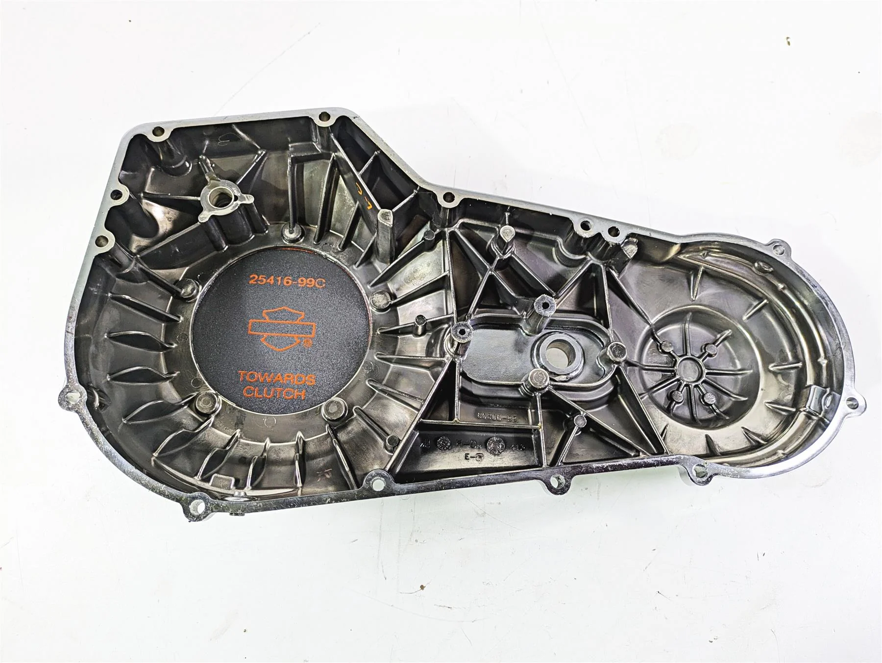 2002 Harley Dyna FXDL Low Rider Outer Primary Drive Clutch Cover 60506-99 - Image 2