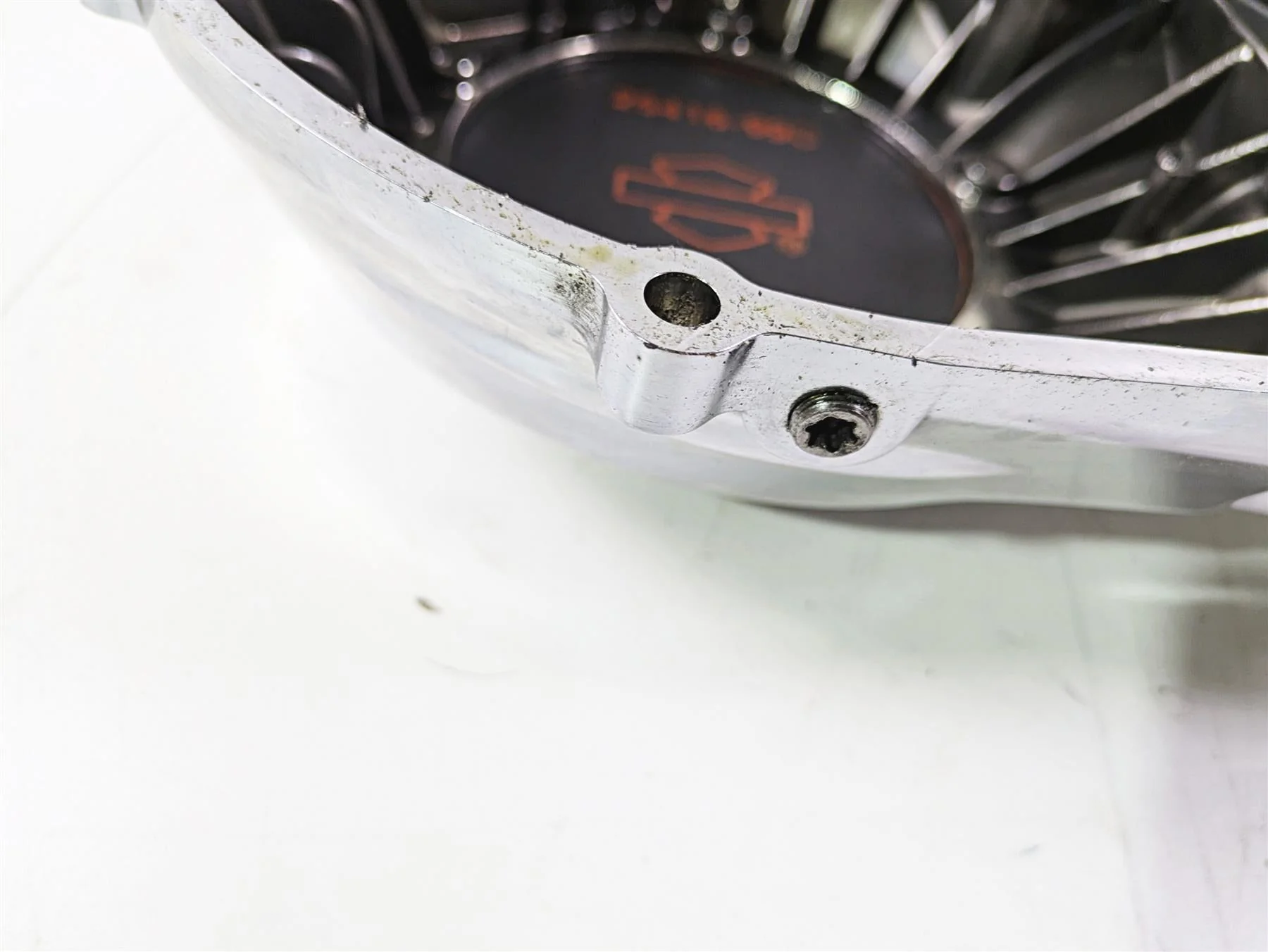 2002 Harley Dyna FXDL Low Rider Outer Primary Drive Clutch Cover 60506-99 - Image 8