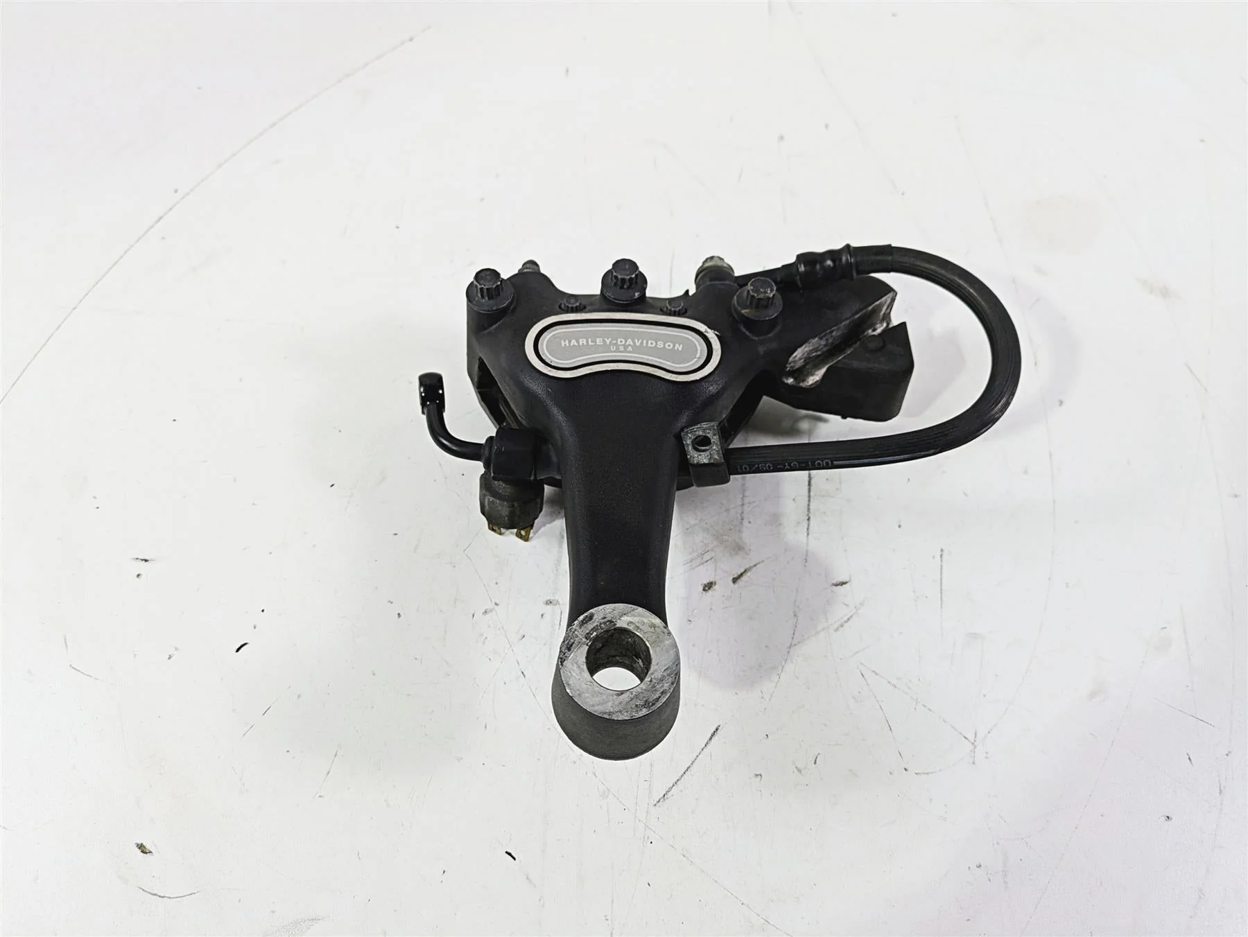 2002 Harley Dyna FXDL Low Rider Rear Brake Caliper + Line Hose 44017-00D