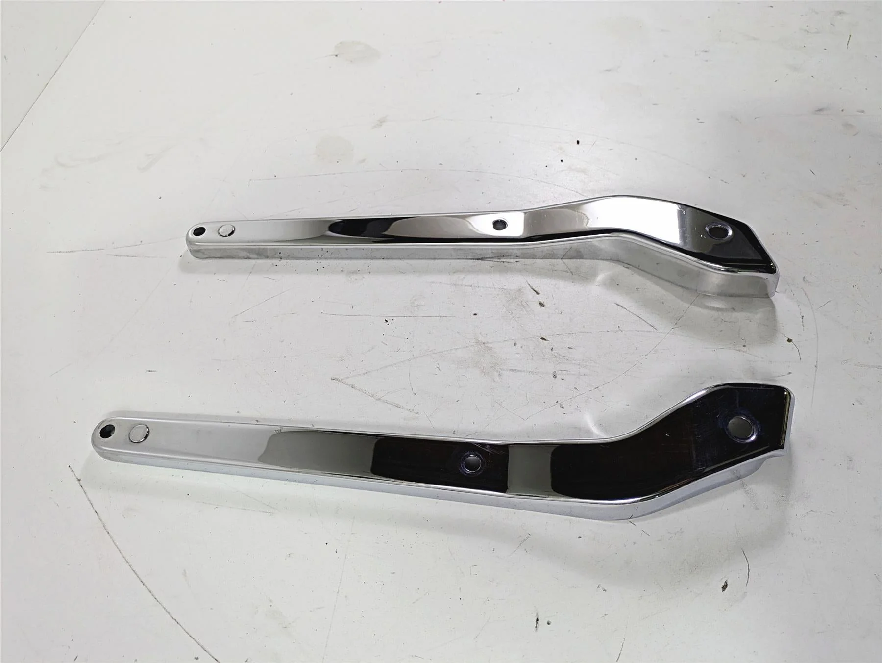 2002 Harley Dyna FXDL Low Rider Rear Fender Struts Braces 59138-96 59171-96 - Image 2