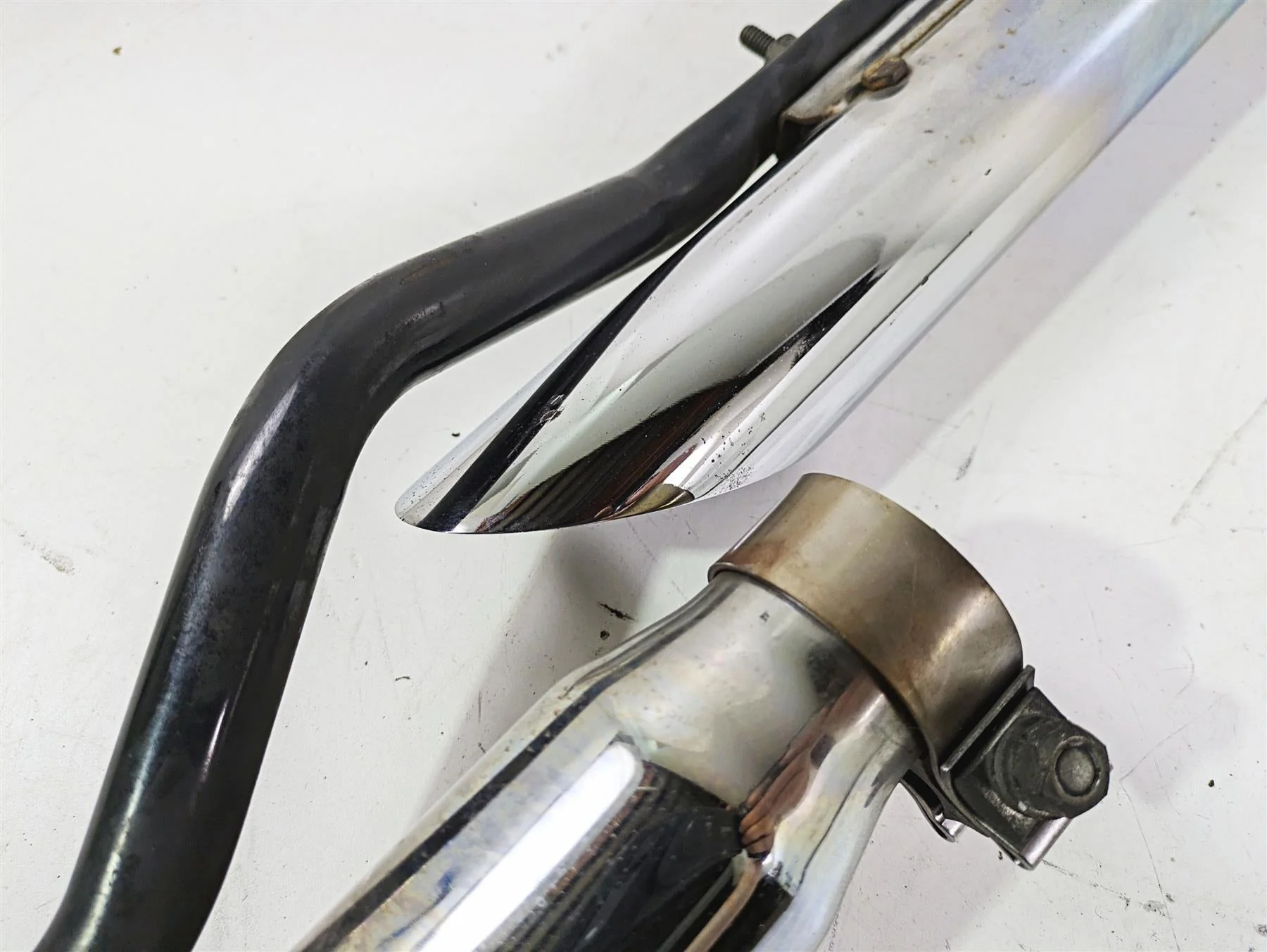 2002 Harley Dyna FXDL Low Rider Slash Cut Exhaust Muffler Set 65674-95 65695-95 - Image 9
