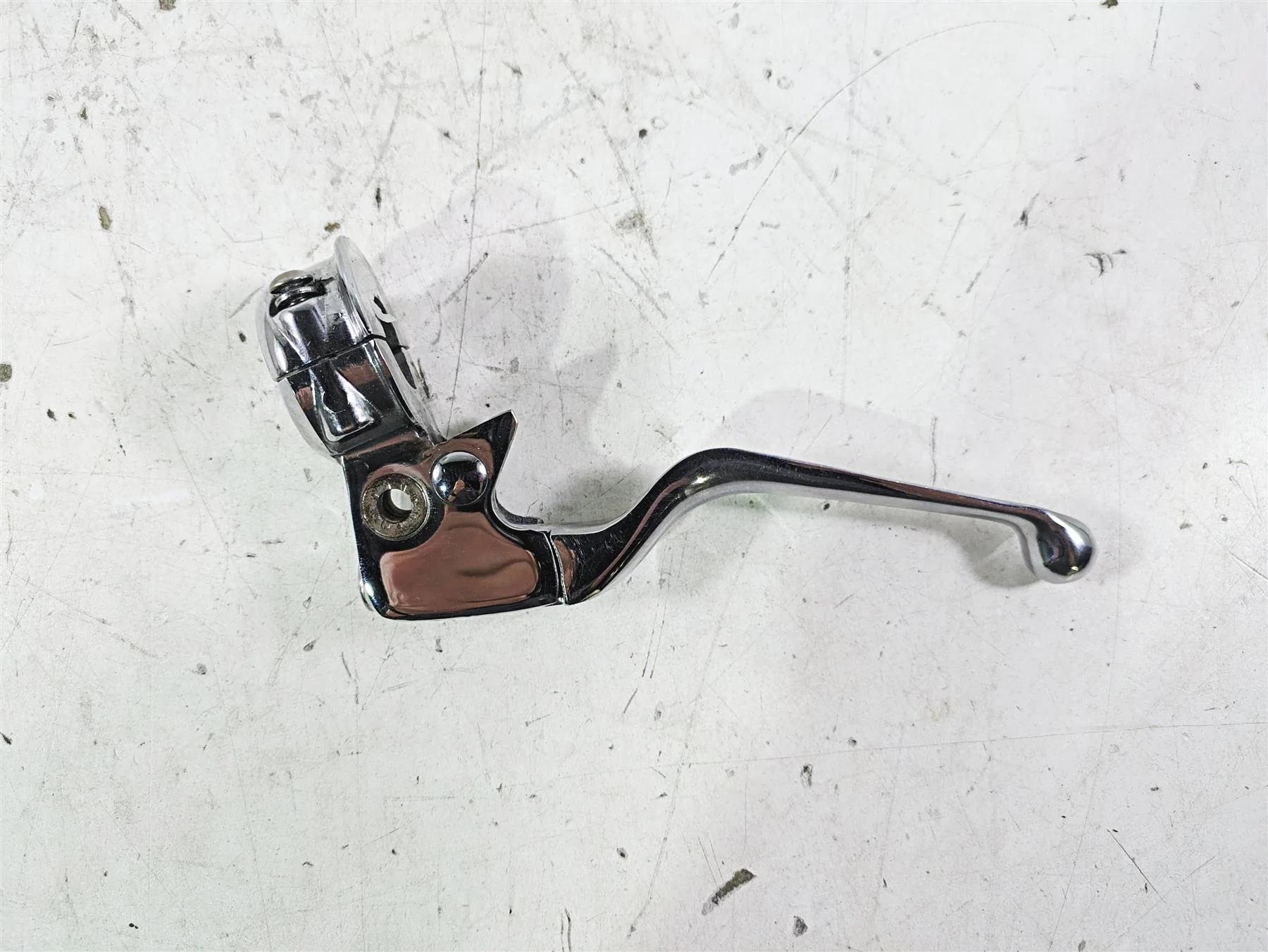 2002 Harley FLSTC Softail Heritage Chrome Clutch Perch & Lever 45015-96 - Image 2