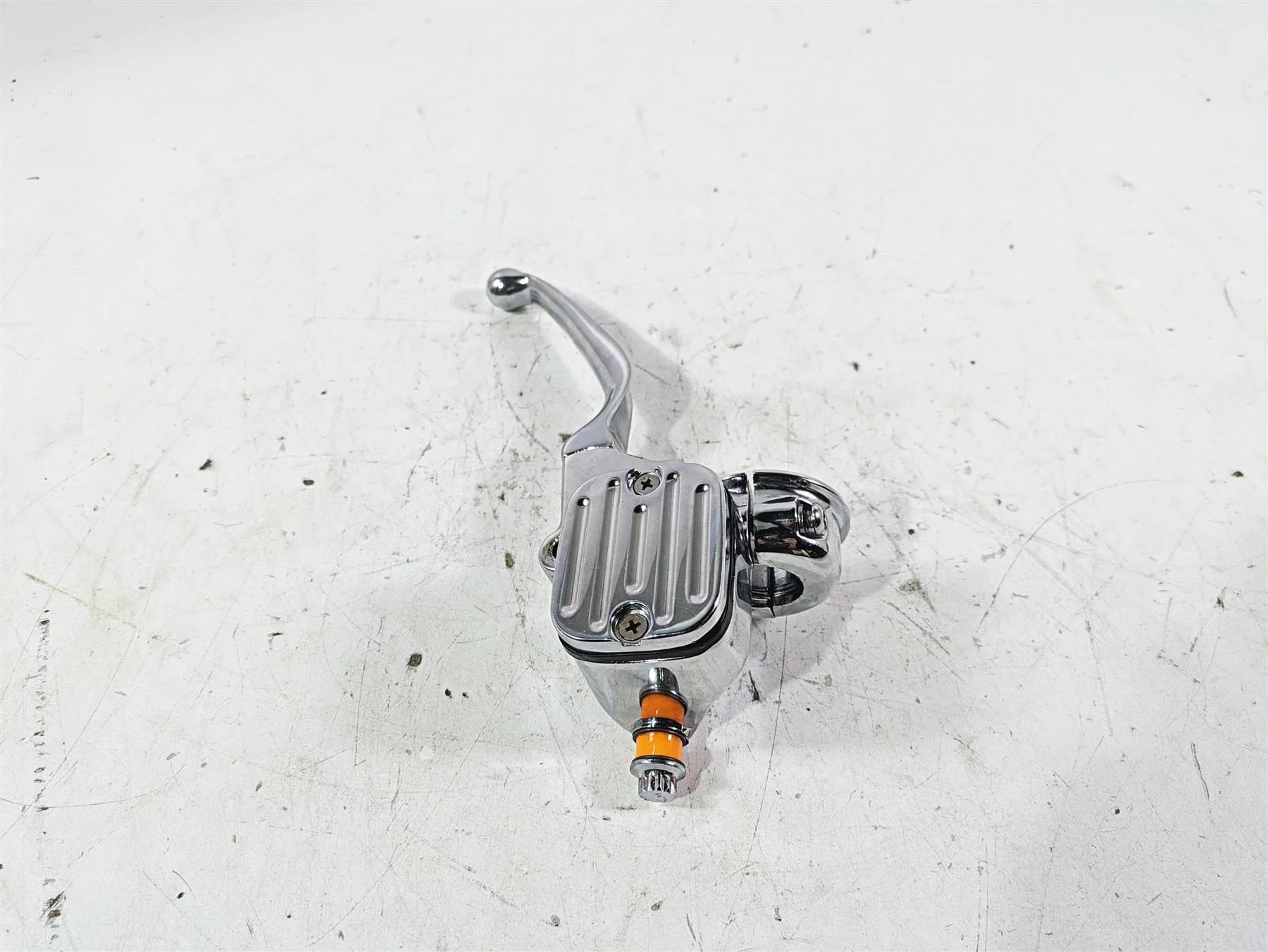 2002 Harley FLSTC Softail Heritage Chrome Front Brake Master Cylinder 45019-96F - Image 4
