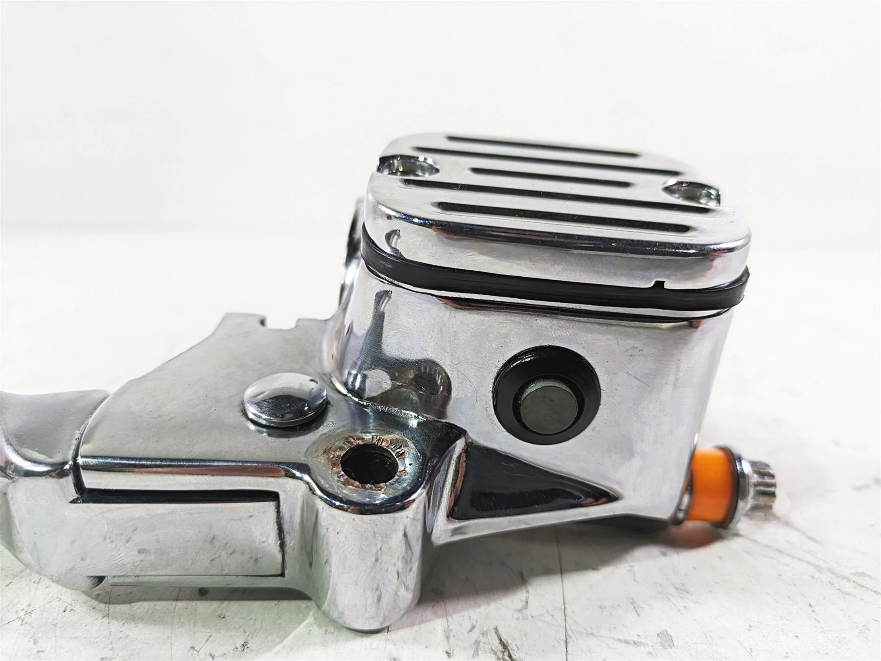 2002 Harley FLSTC Softail Heritage Chrome Front Brake Master Cylinder 45019-96F - Image 8
