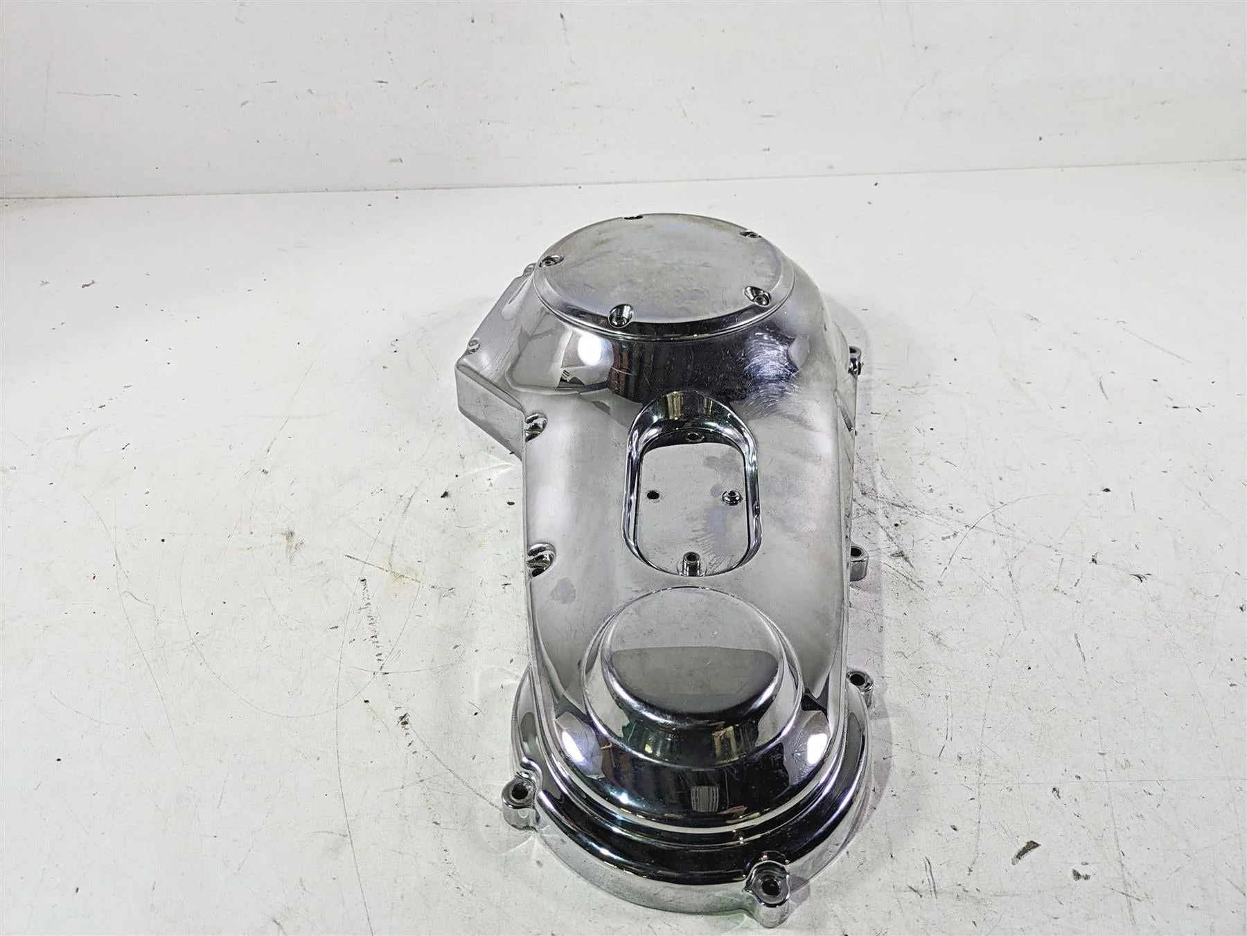 2002 Harley FLSTC Softail Heritage Classic Outer Primary Clutch Cover 60506-99 - Image 4