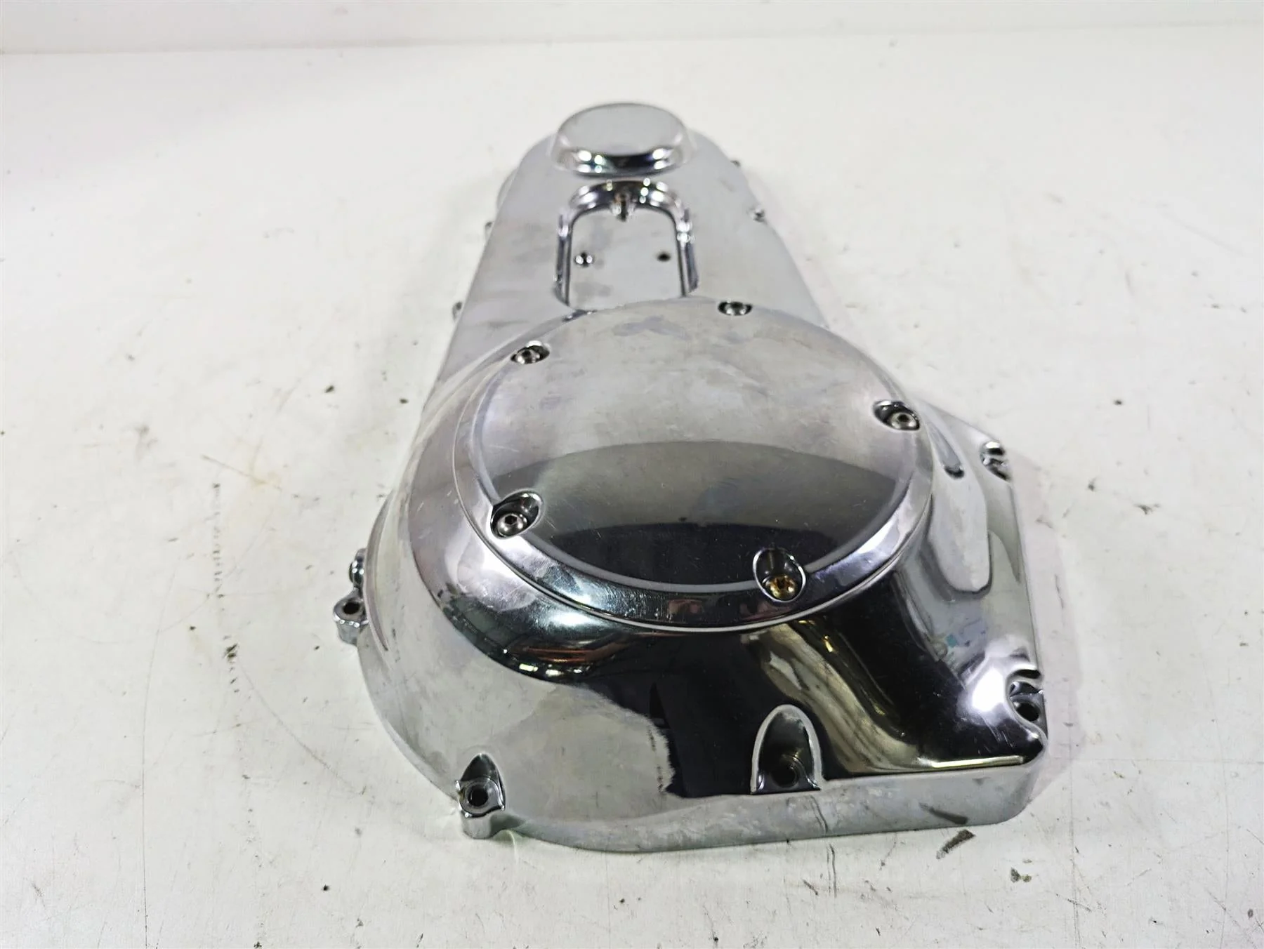 2002 Harley FLSTC Softail Heritage Classic Outer Primary Clutch Cover 60506-99 - Image 6