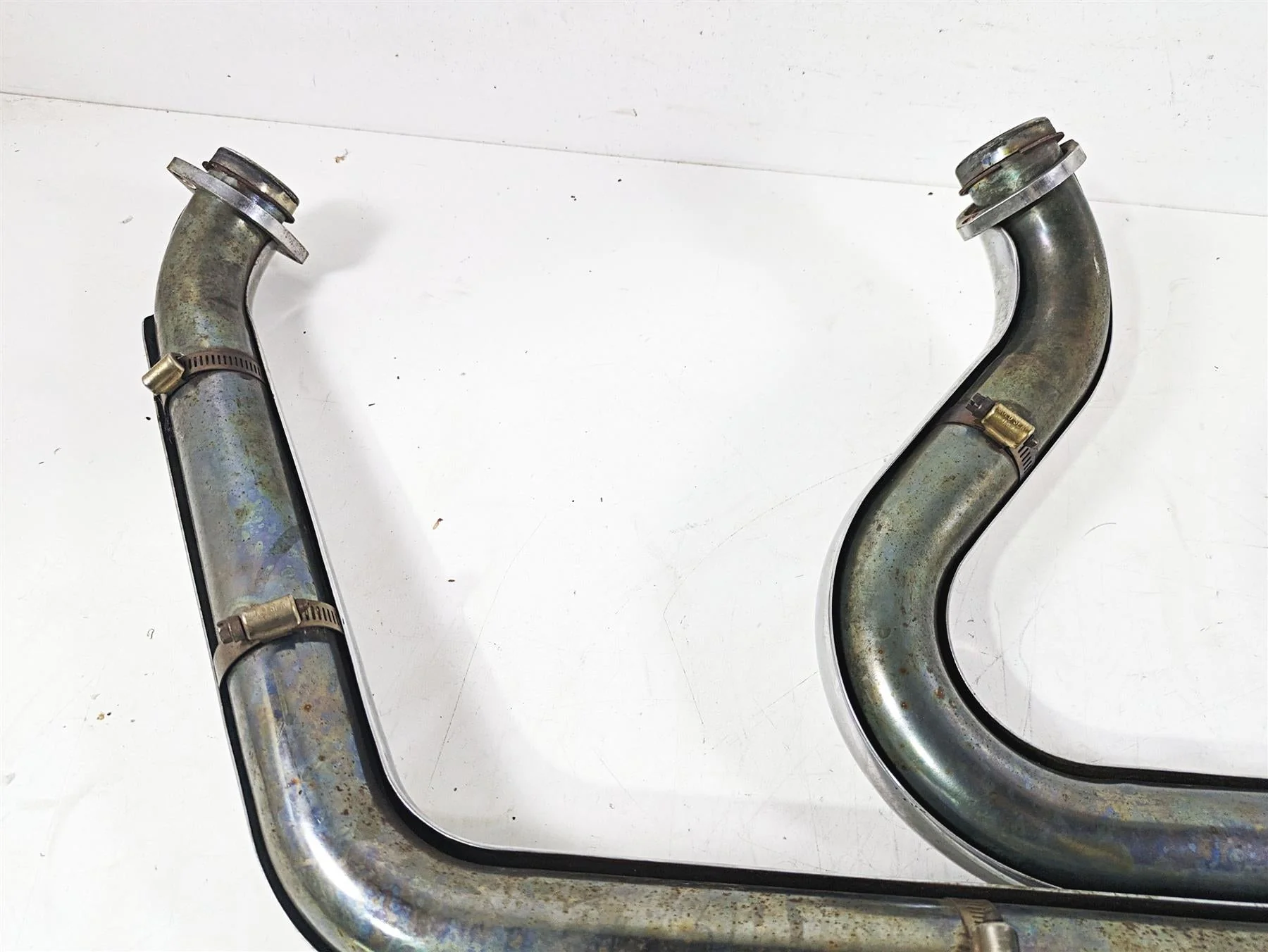 2002 Harley FLSTC Softail Heritage Classic Vance Hines Longshots Exhaust 17811 - Image 8