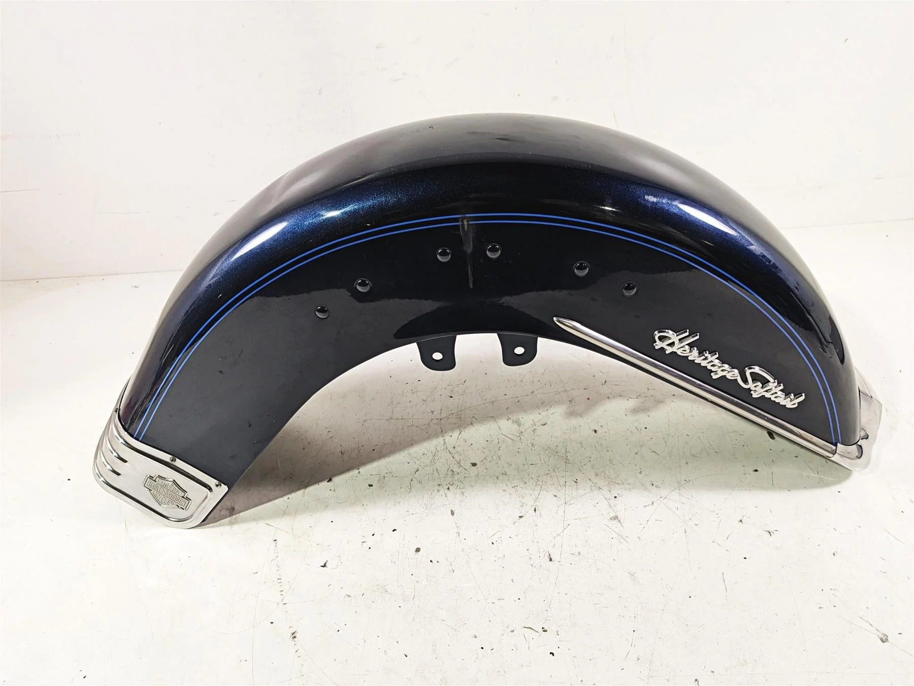 2002 Harley FLSTC Softail Heritage Front Fender -Dent 59129-86 59129-03 - Image 2