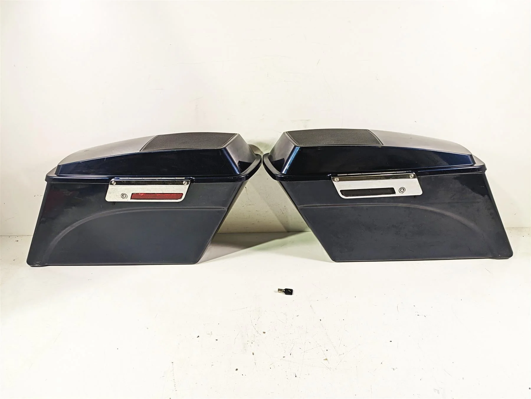 2002 Harley FLSTC Softail Heritage Left Right Hard Bad Saddlebag Set