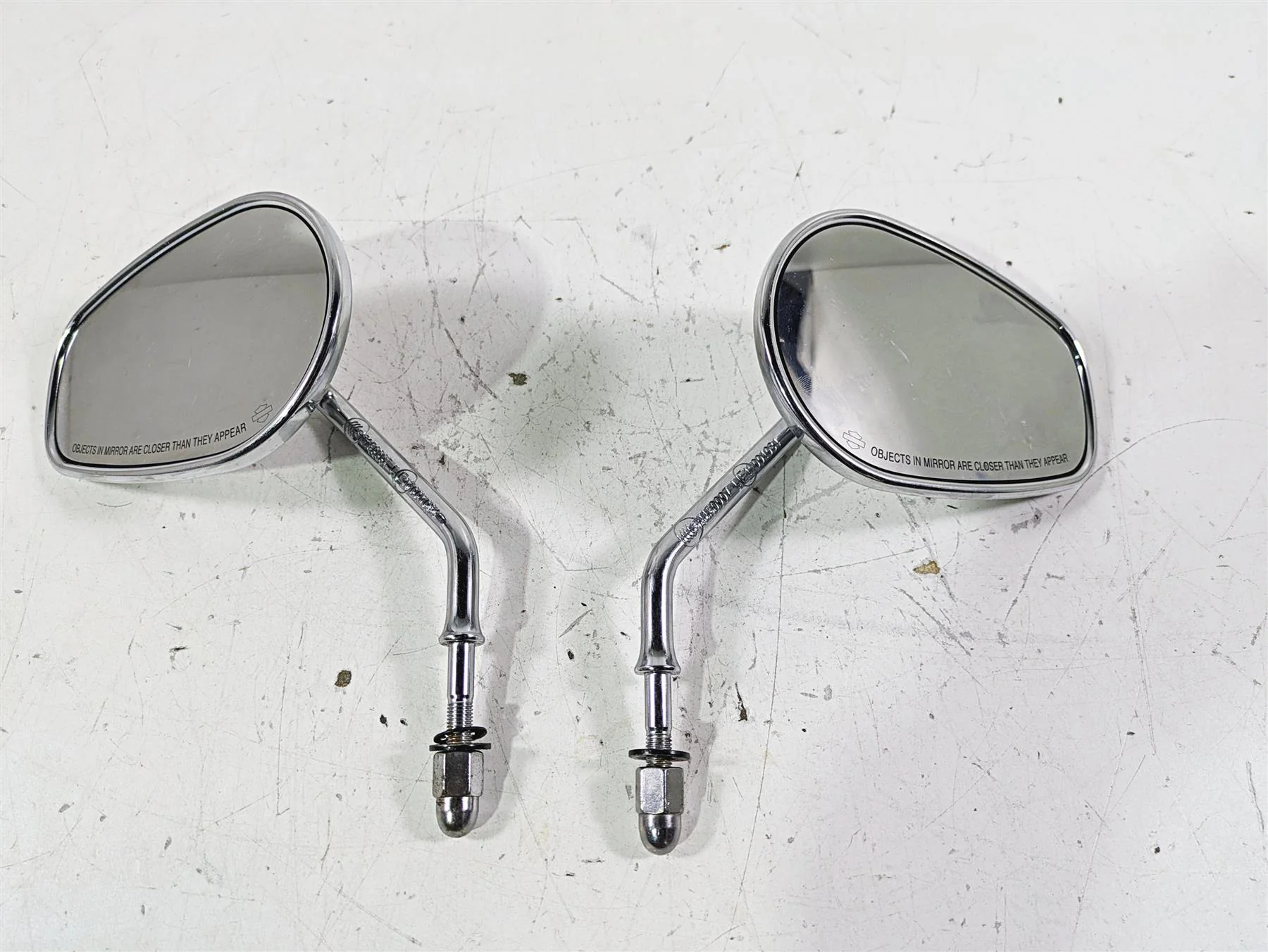 2002 Harley FLSTC Softail Heritage Rear View Mirror Set 91875-88A 91892-88A