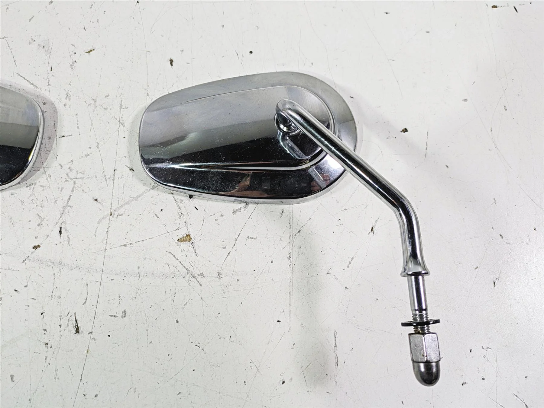 2002 Harley FLSTC Softail Heritage Rear View Mirror Set 91875-88A 91892-88A - Image 9