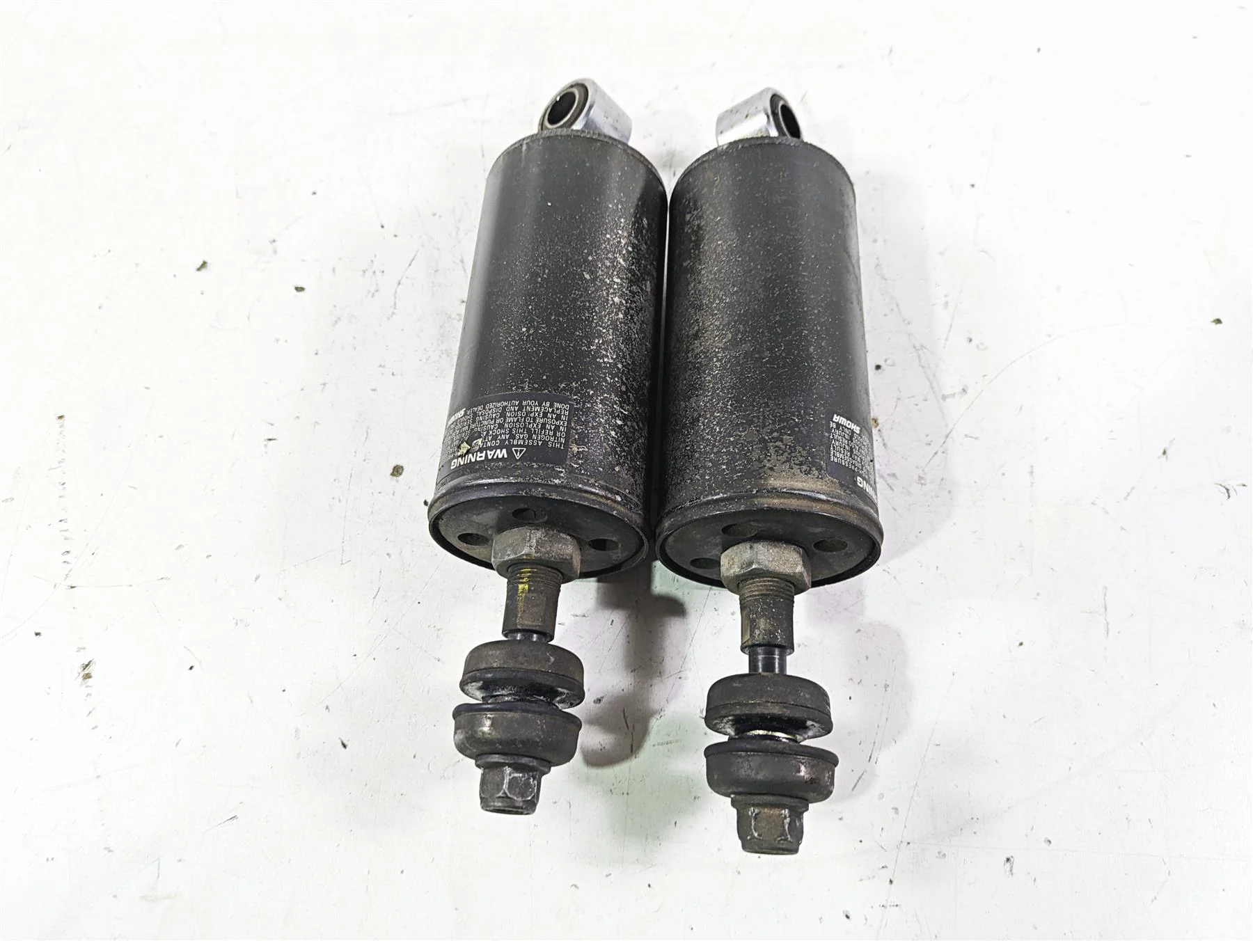 2002 Harley FLSTC Softail Heritage Showa Rear Damper Shock Set 54508-00B