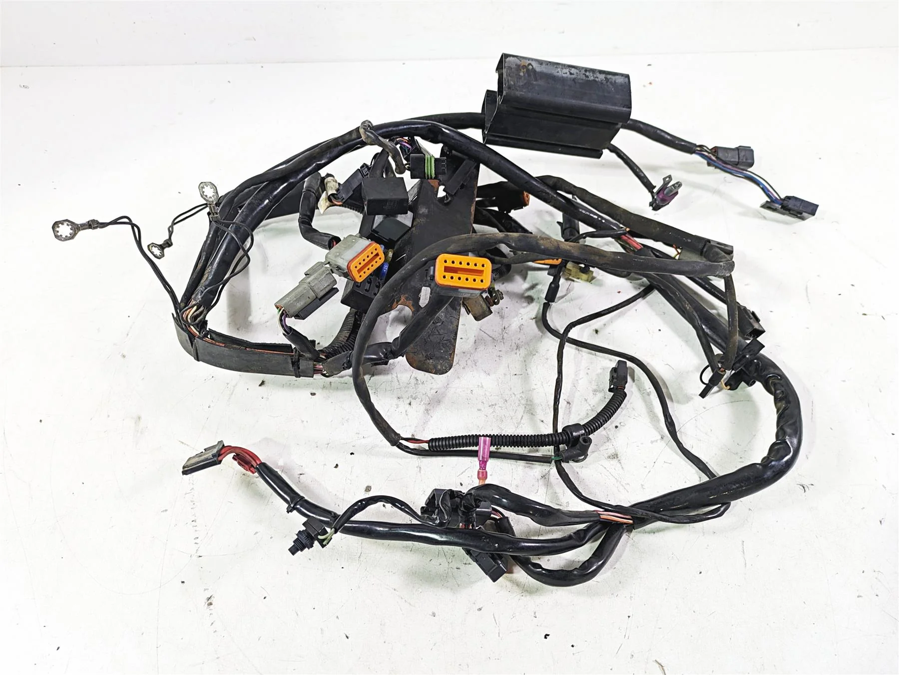 2002 Harley FLSTC Softail Heritage Wiring Harness Loom 0No Cuts 70216-01