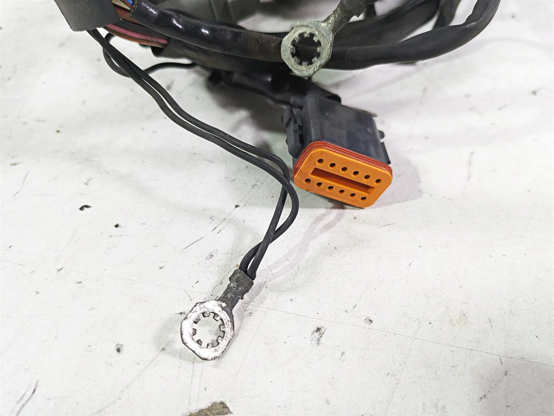 2002 Harley FLSTC Softail Heritage Wiring Harness Loom 0No Cuts 70216-01 - Image 11