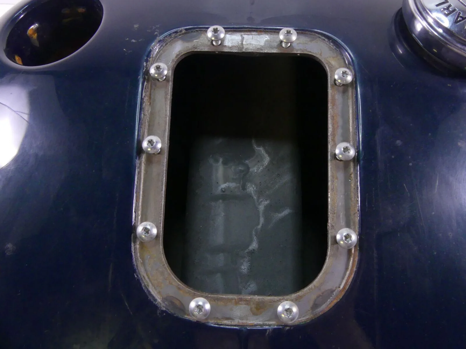 2002 Harley FLSTCI Softail Heritage Fuel Gas Petrol Tank Reservoir -Dent 61625-0 - Image 9