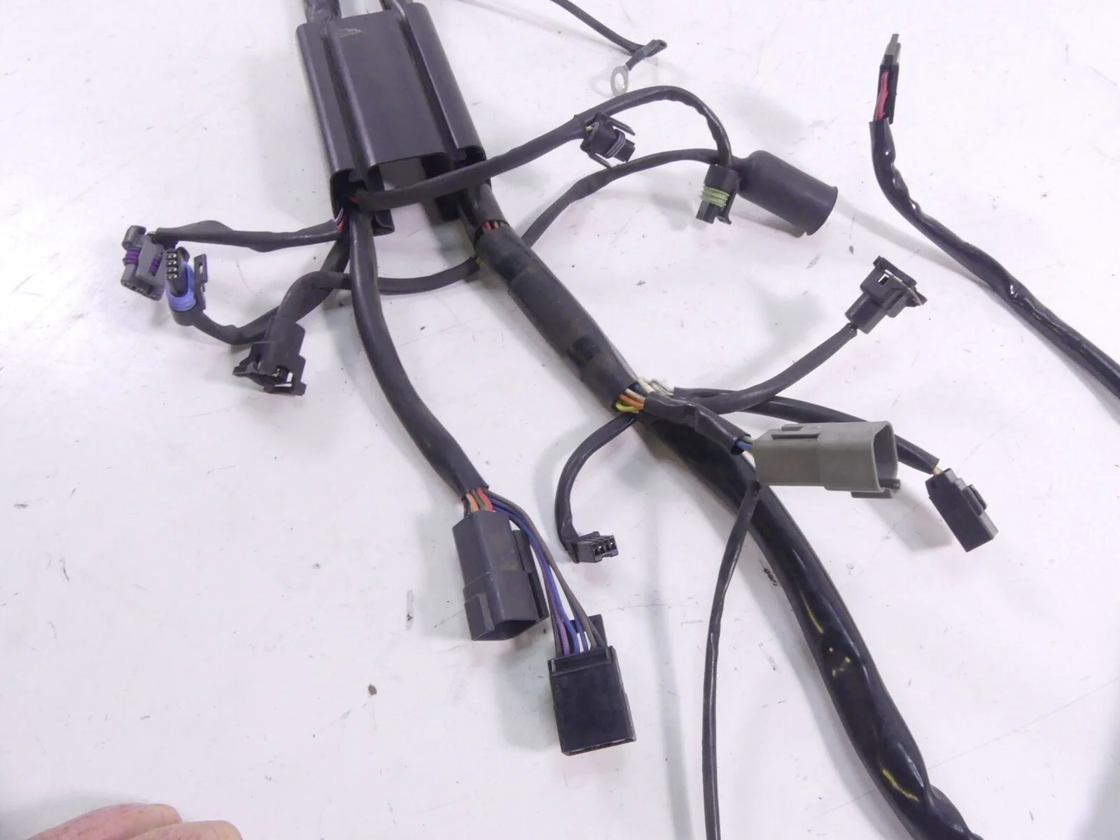 2002 Harley FLSTCI Softail Heritage Main Wiring Harness Loom - No Cuts 70431-01 - Image 6