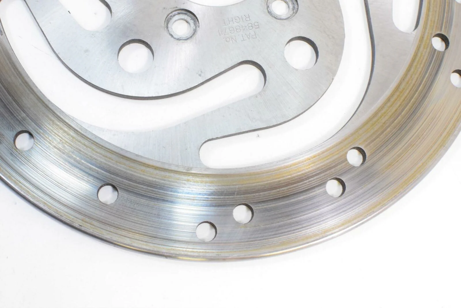 2002 Harley Touring FLHT Electra Glide Front Brake Disc Rotor Set 4.6mm 44136-00 - Image 5