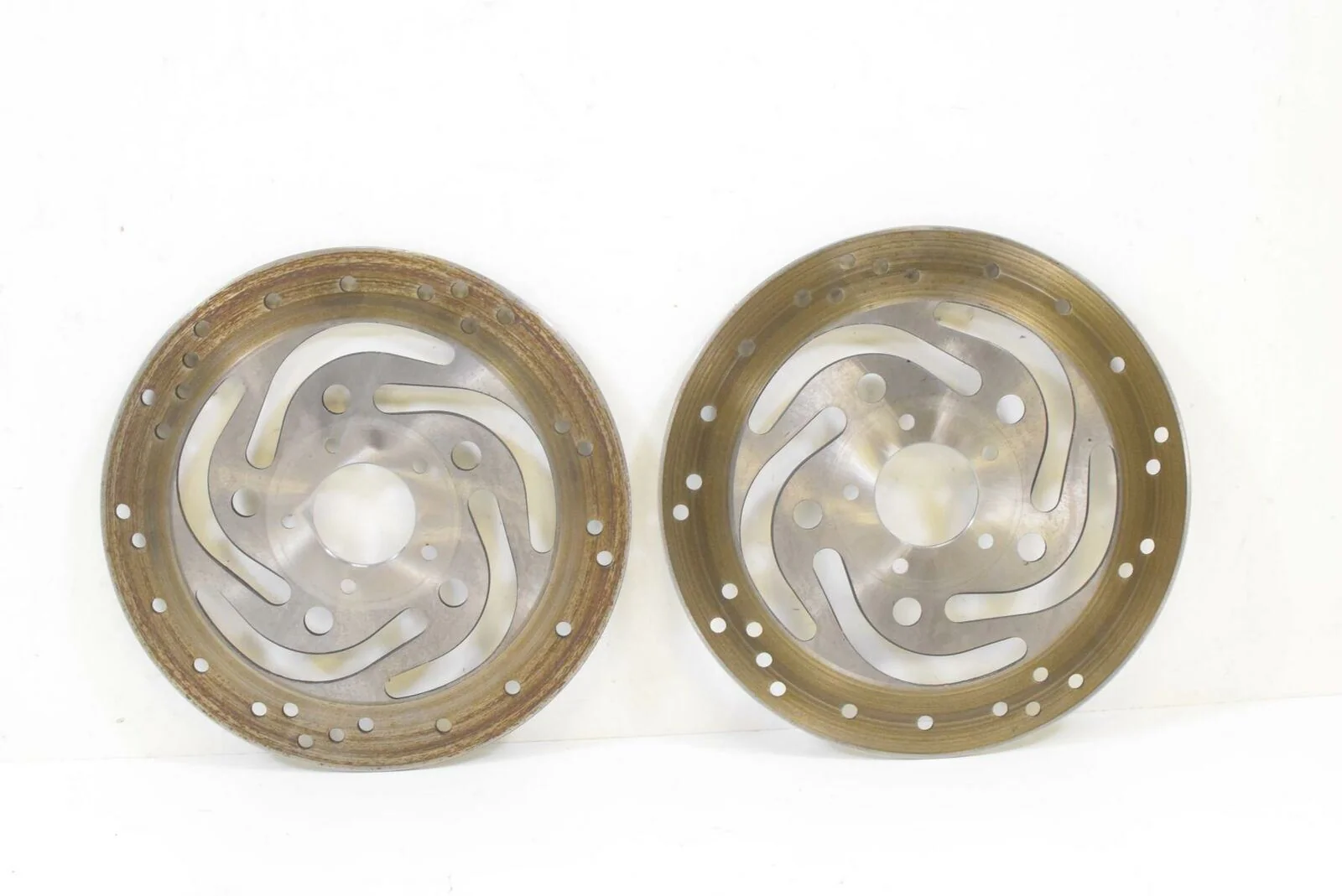 2002 Harley Touring FLHT Electra Glide Front Brake Disc Rotor Set 4.6mm 44136-00 - Image 7