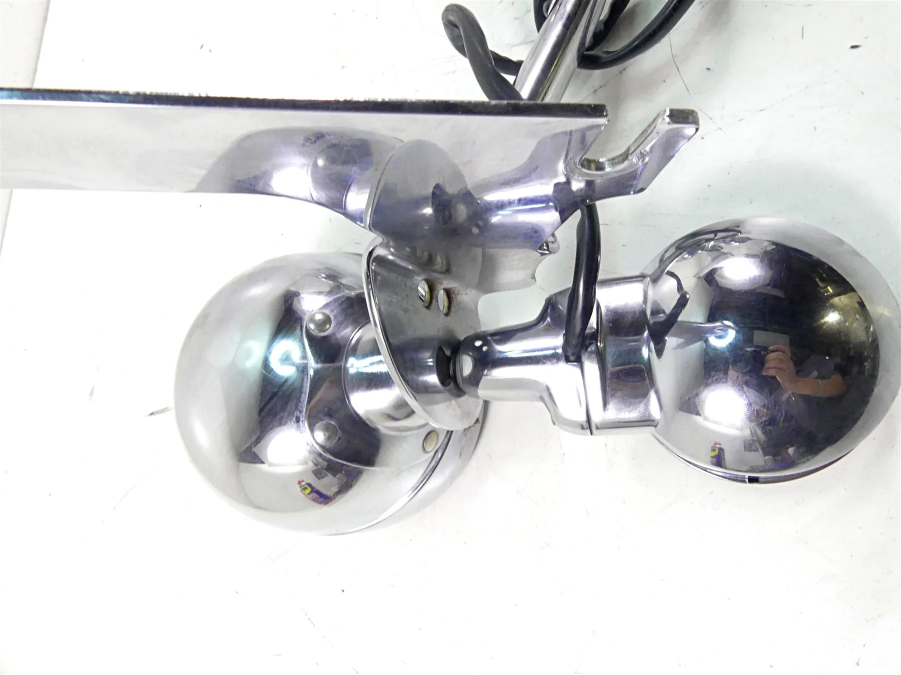 2002 Harley Touring FLHTC Electra Glide Front Spot Light Blinker Set 68712-94A - Image 3