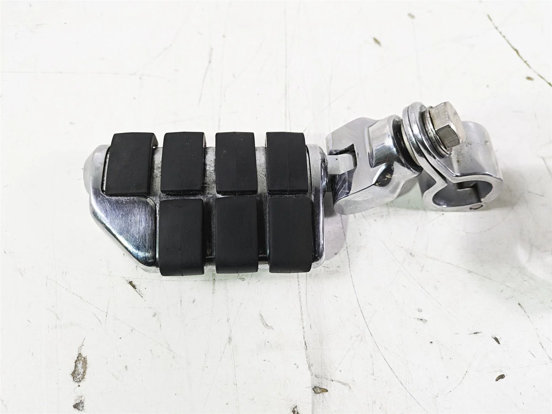 2002 Honda GL1500 CD Valkyrie Deluxe Chrome Highway Foot Rest Peg Set - Image 4