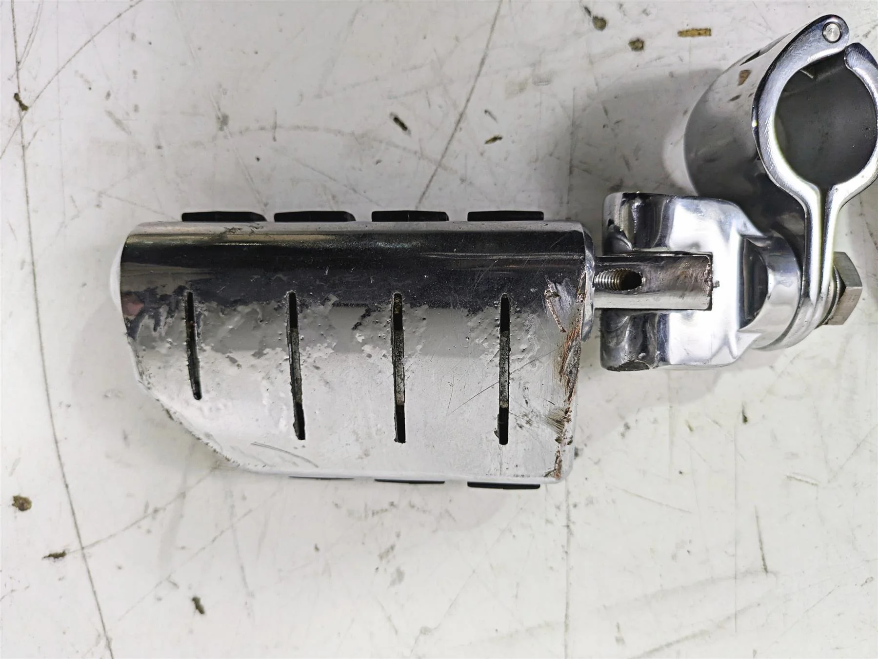 2002 Honda GL1500 CD Valkyrie Deluxe Chrome Highway Foot Rest Peg Set - Image 6