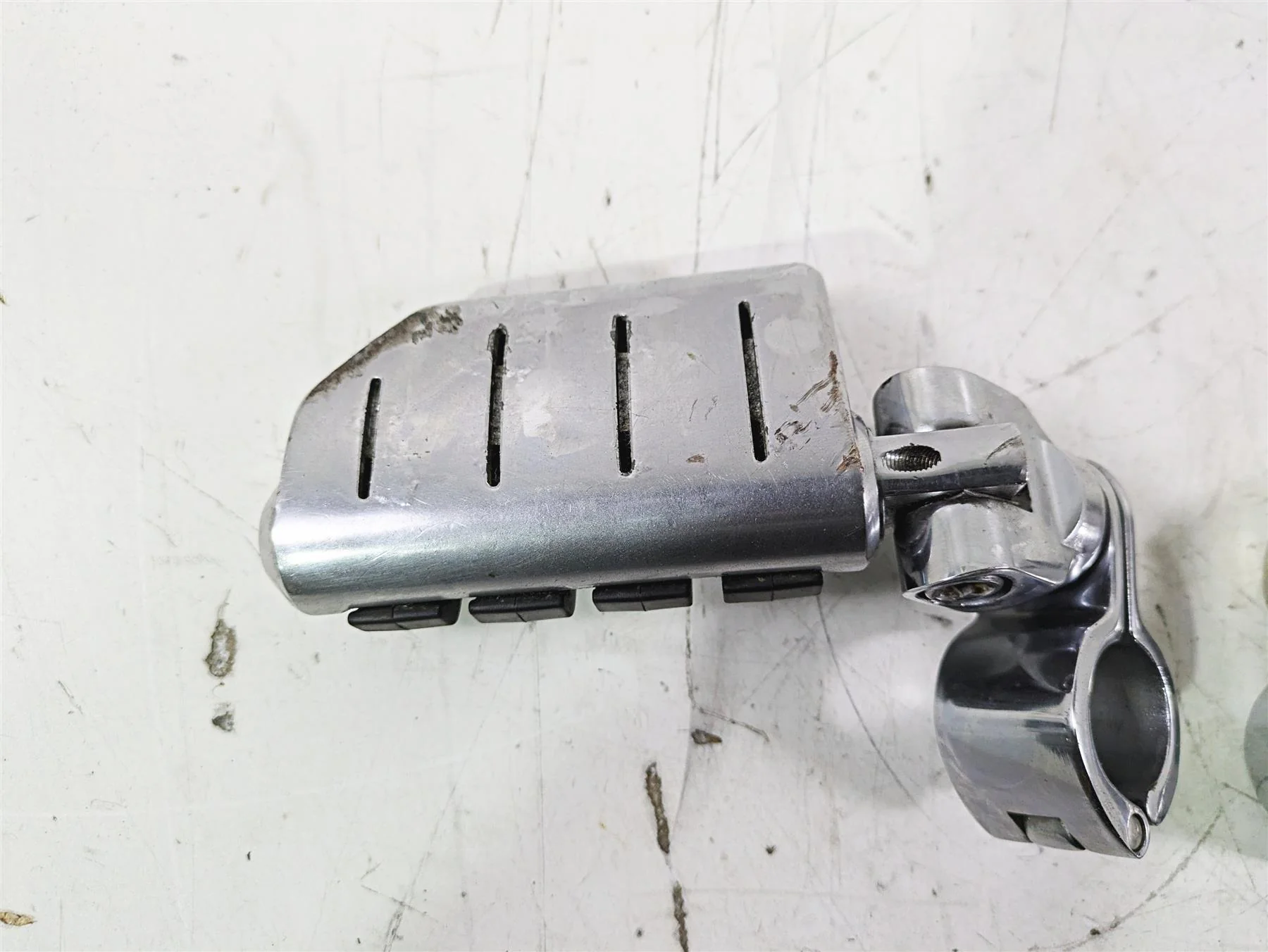 2002 Honda GL1500 CD Valkyrie Deluxe Chrome Highway Foot Rest Peg Set - Image 7