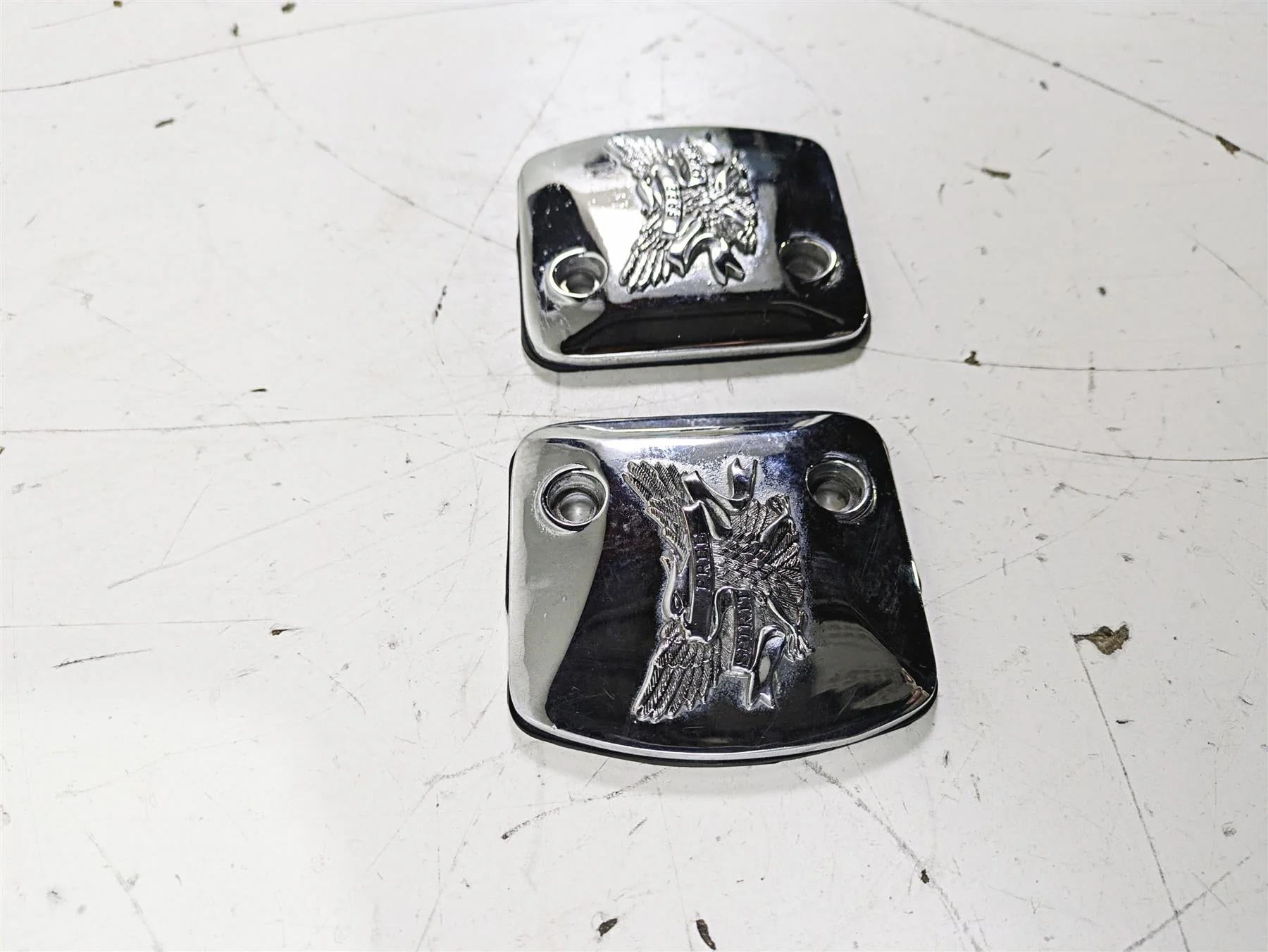 2002 Honda GL1500 CD Valkyrie Deluxe Free Spirit Cam Shaft Cover Set 03.16 B0 - Image 3