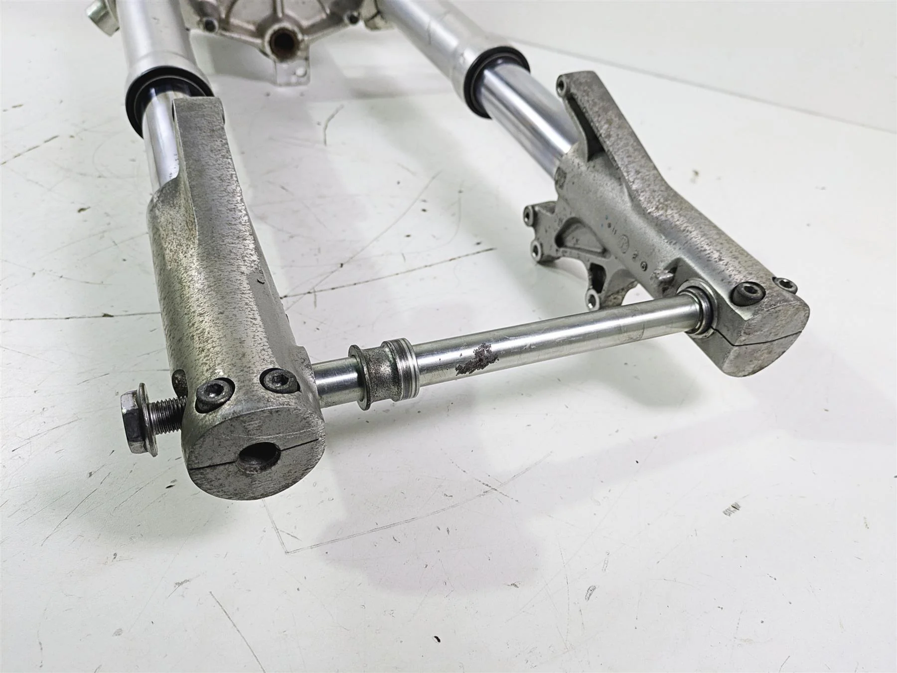 2002 Honda GL1500 CD Valkyrie Deluxe Front End Fork Leg Set 51500-MZ0-003 - Image 12