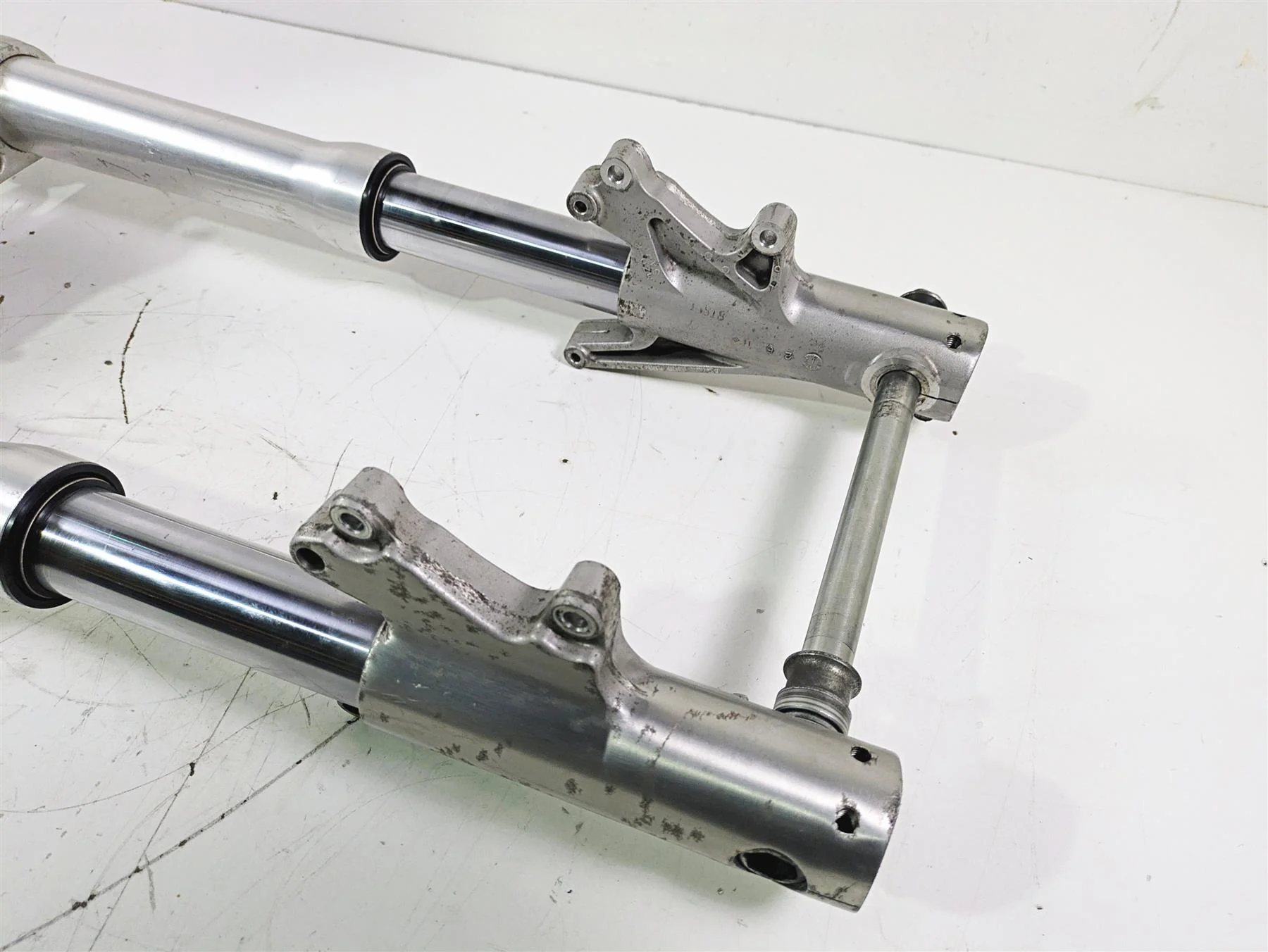 2002 Honda GL1500 CD Valkyrie Deluxe Front End Fork Leg Set 51500-MZ0-003 - Image 3