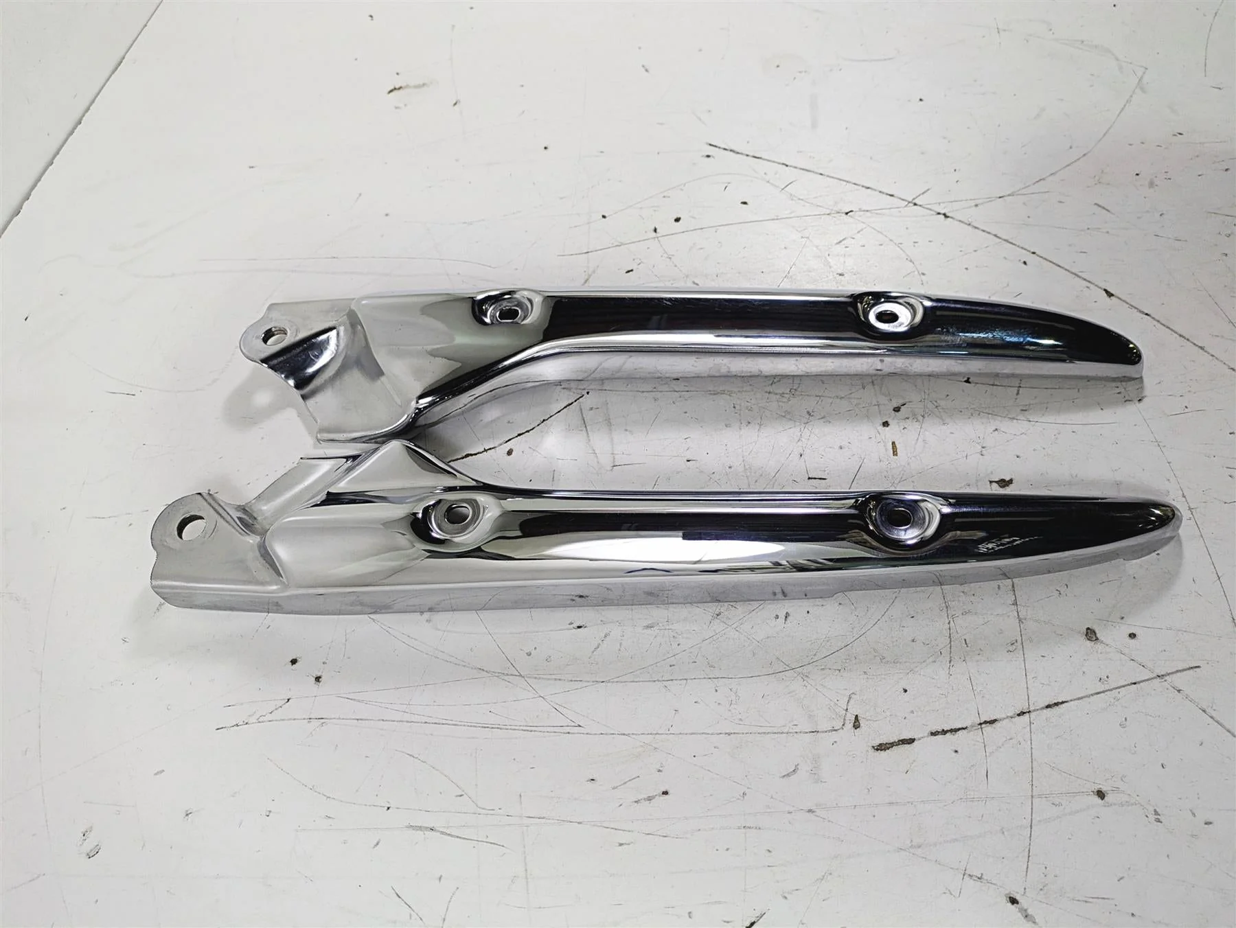 2002 Honda GL1500 CD Valkyrie Deluxe Rear Fender Struts Braces Set 77330-MZ0-A40 - Image 12