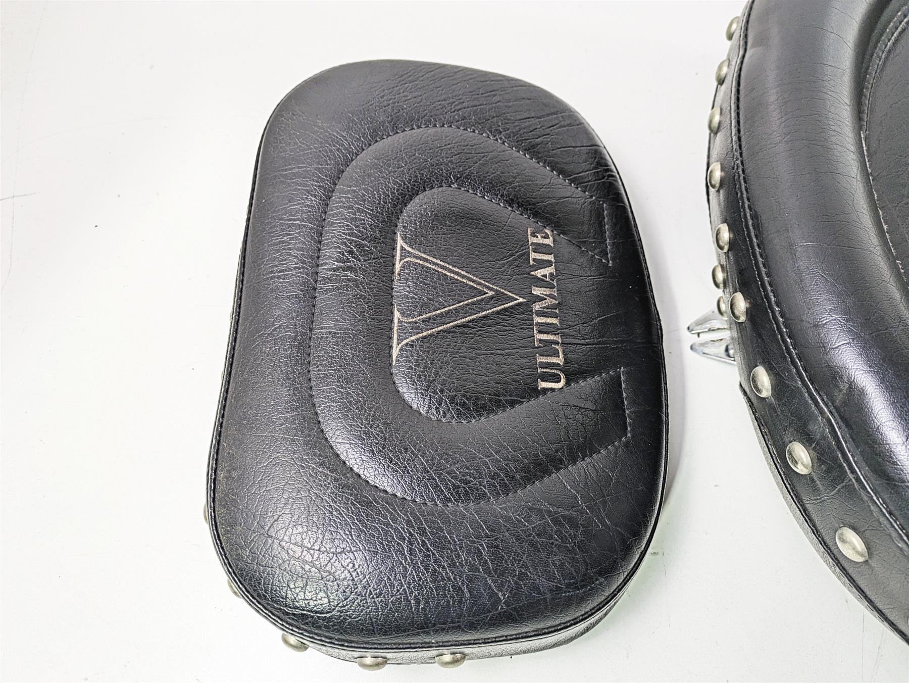 2002 Honda GL1500 CD Valkyrie Deluxe Ultimate Front Rear Lowrider Seat Saddle Set - Image 3