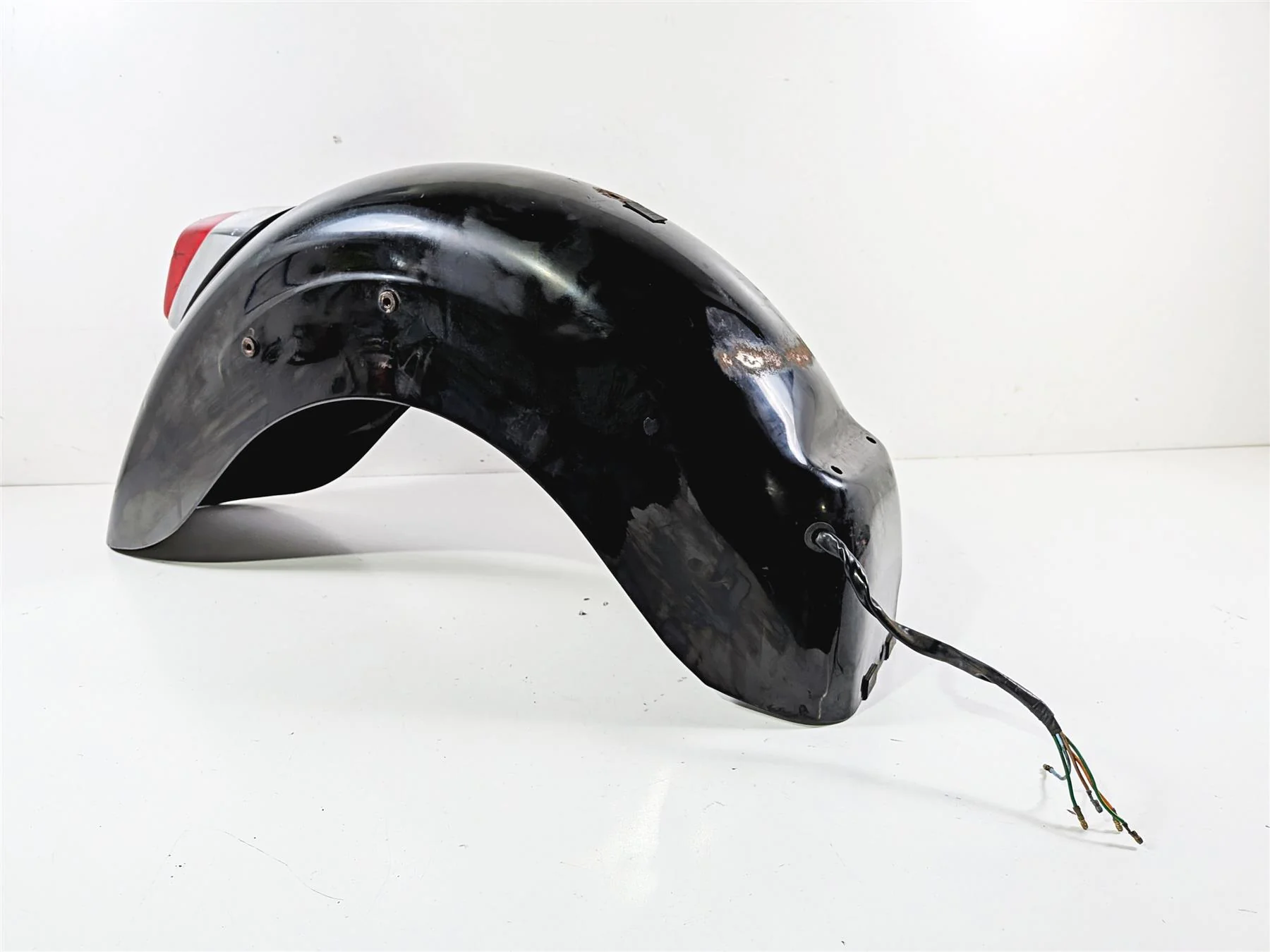 2002 Honda Shadow VT750 CDA Deluxe Rear Fender & Taillight 80100-MBA-661ZB - Image 12