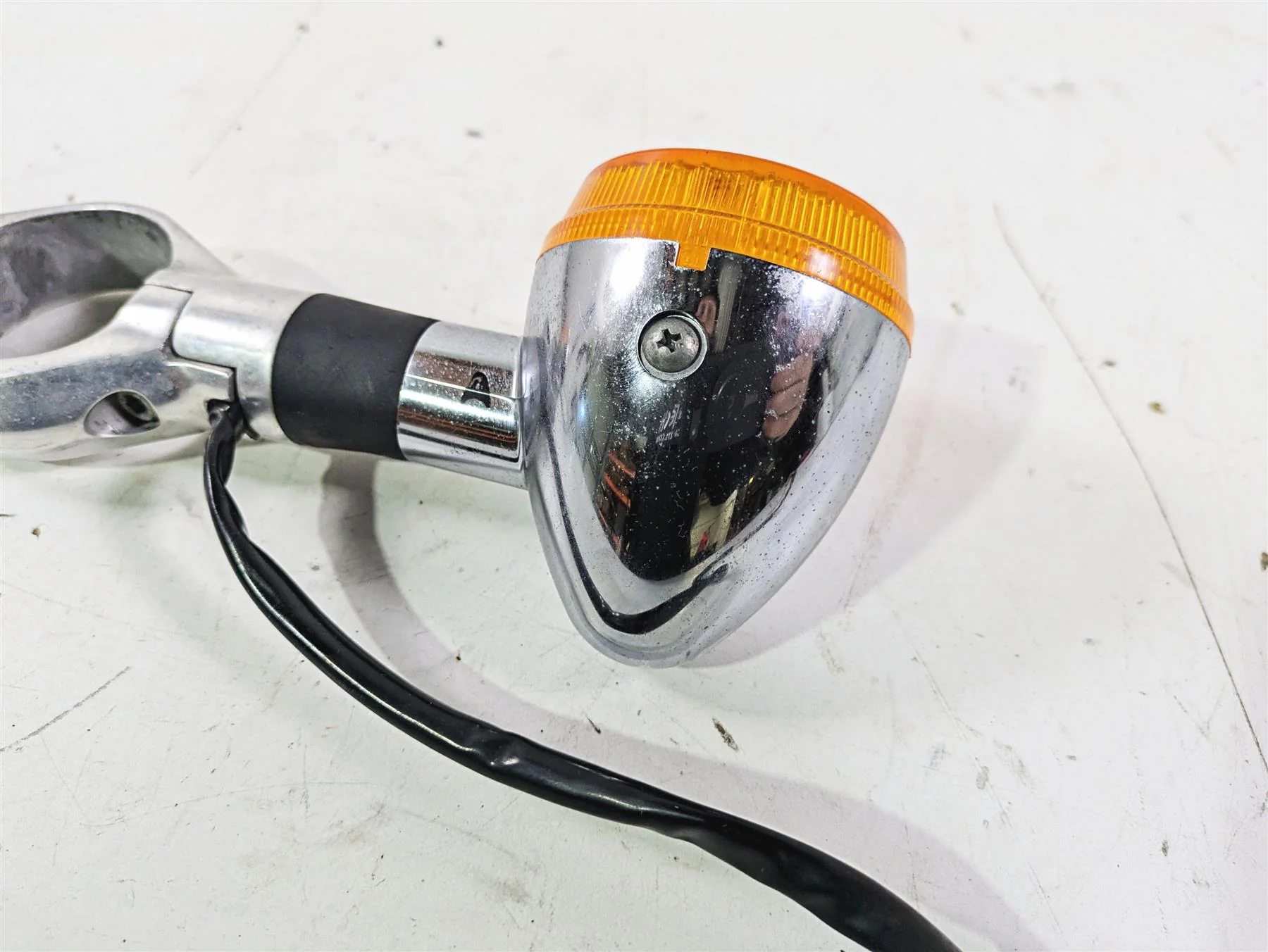 2002 Honda V-Twin VTX1800 C Front Blinker Turn Signal Set 33400-MBH-672 - Image 9