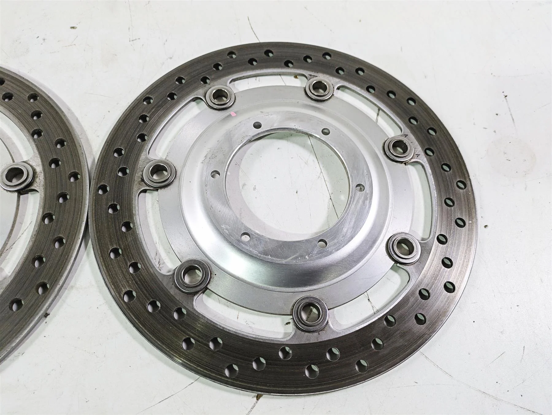 2002 Honda V-Twin VTX1800 C Front Brake Rotor Disc Set 45120-MCH-003 - Image 3