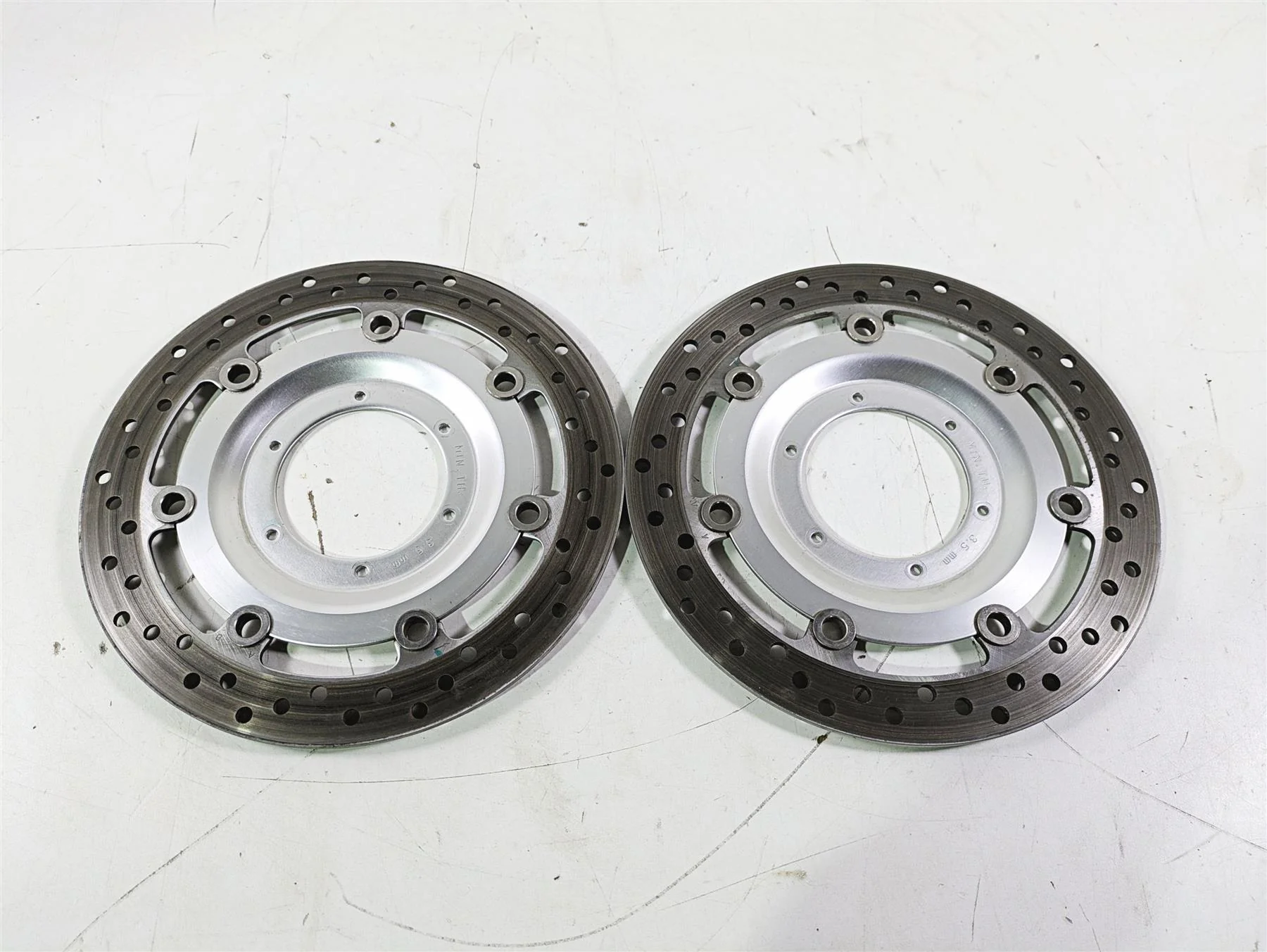 2002 Honda V-Twin VTX1800 C Front Brake Rotor Disc Set 45120-MCH-003 - Image 8
