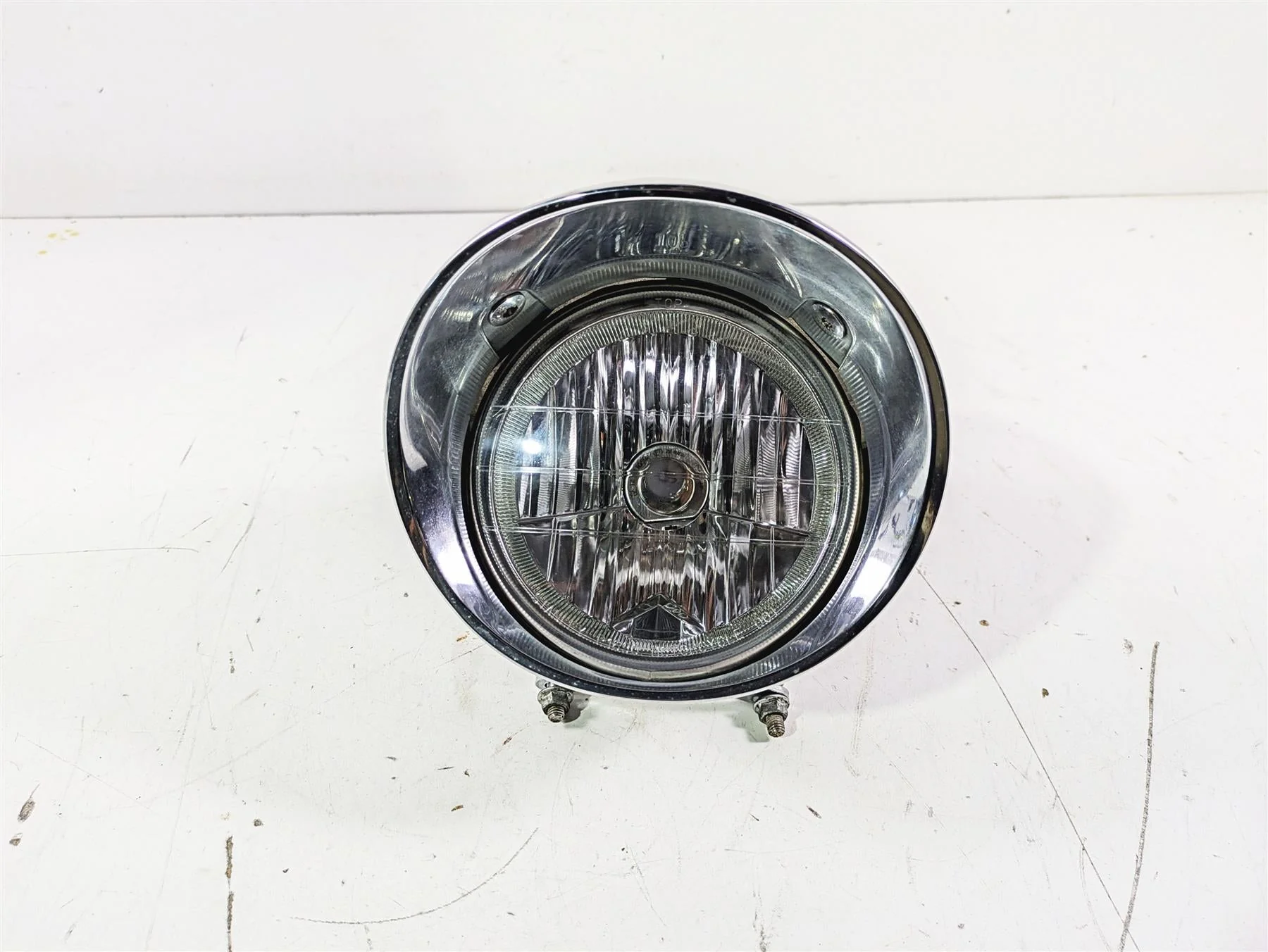 2002 Honda V-Twin VTX1800 C Headlight & Housing Set 33120-MCH-671 61301-MCH-670 - Image 2