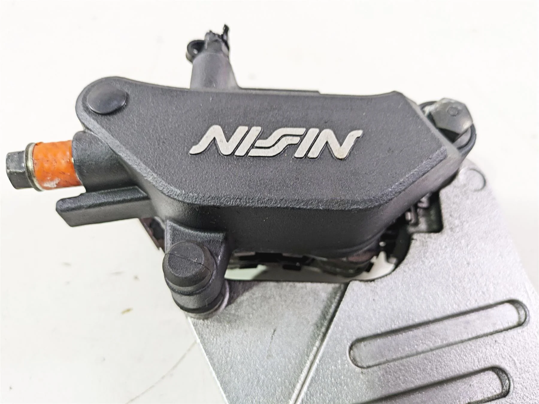 2002 Honda V-Twin VTX1800 C Nissin Rear Brake Caliper & Bracket 43150-MCH-006 - Image 8