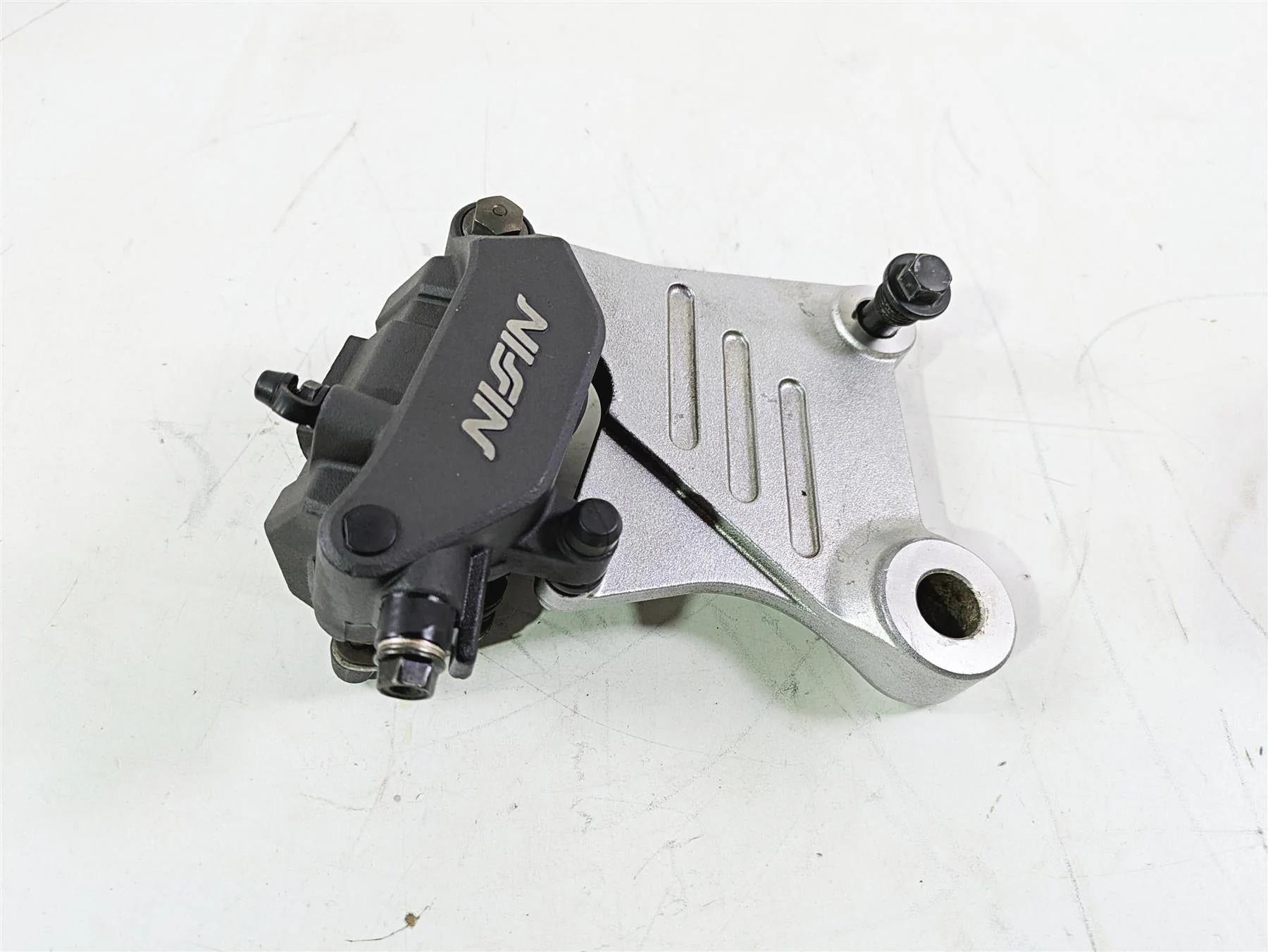 2002 Honda V-Twin VTX1800 C Rear Brake Caliper & Bracket Nissin 43150-MCH-006 - Image 4