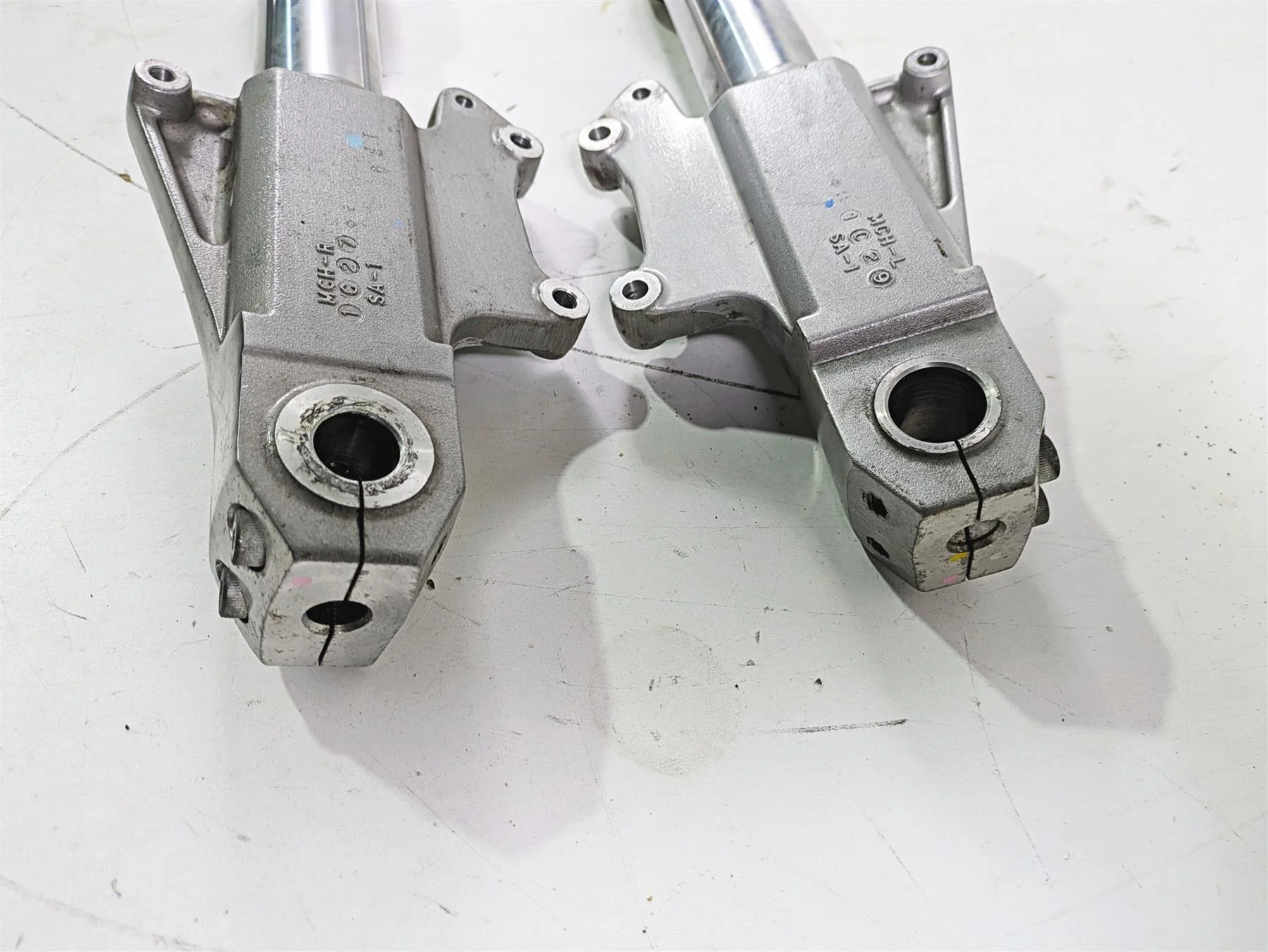 2002 Honda V-Twin VTX1800 C Straight Front Fork Leg Set - Read 51400-MCH-003 - Image 10