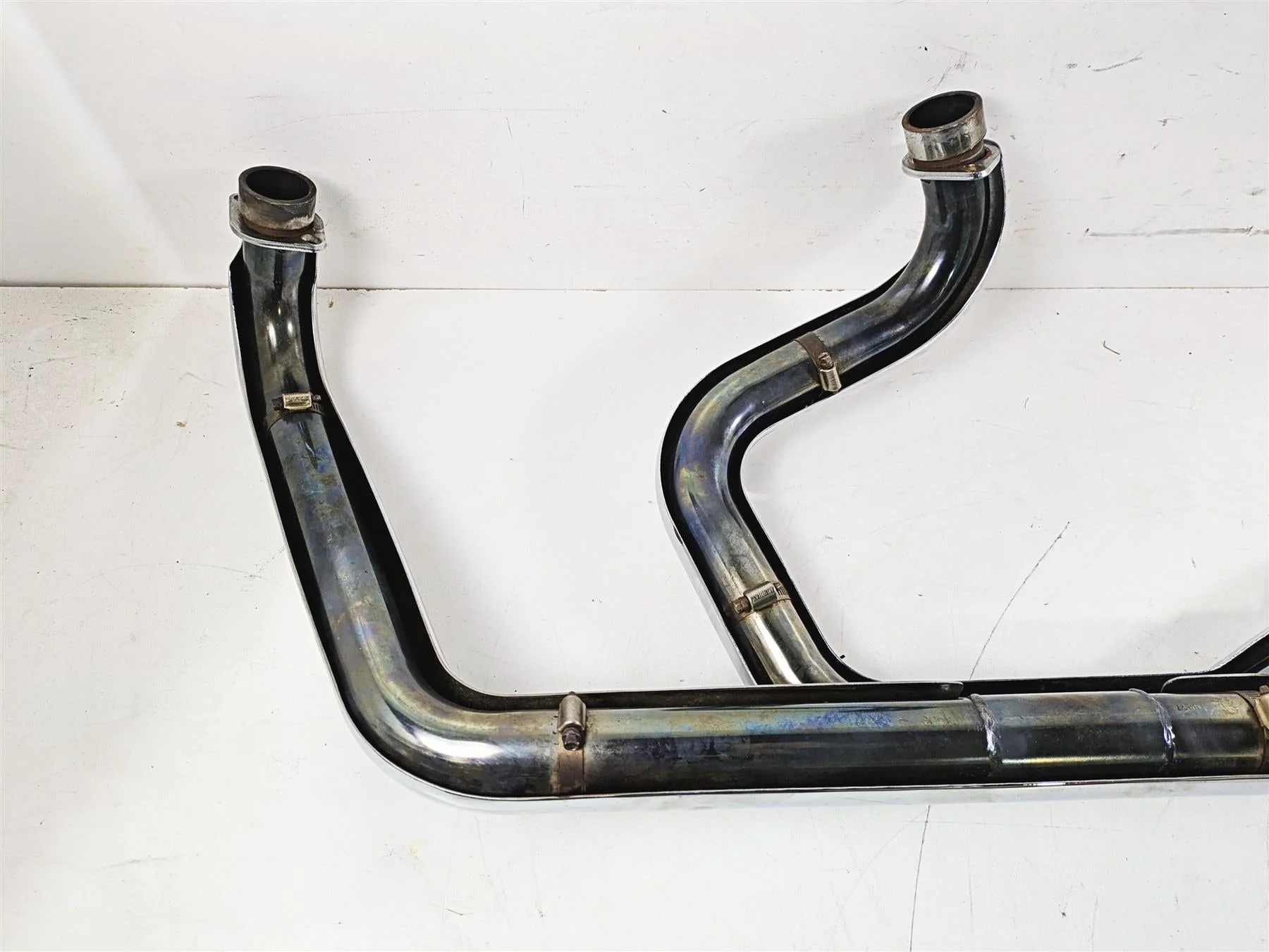 2002 Honda V-Twin VTX1800 C Vance Hines Full Exhaust System & Baffles READ - Image 10